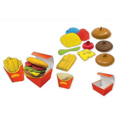 Mad Mattr Spielsand »Mad Mattr Burger & Pommes, 170 g & Zubehör«