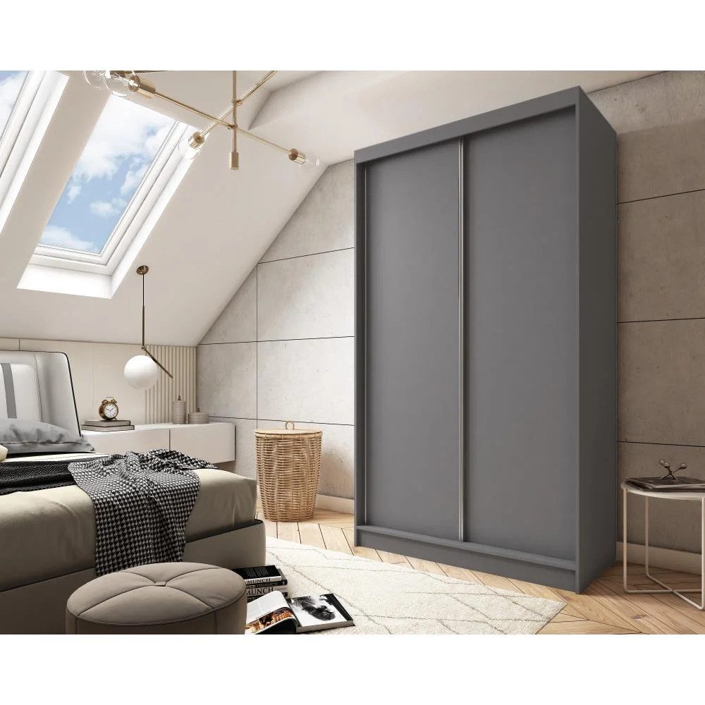 Beautysofa Kleiderschrank MARIO II Breite: 120 günstig online kaufen