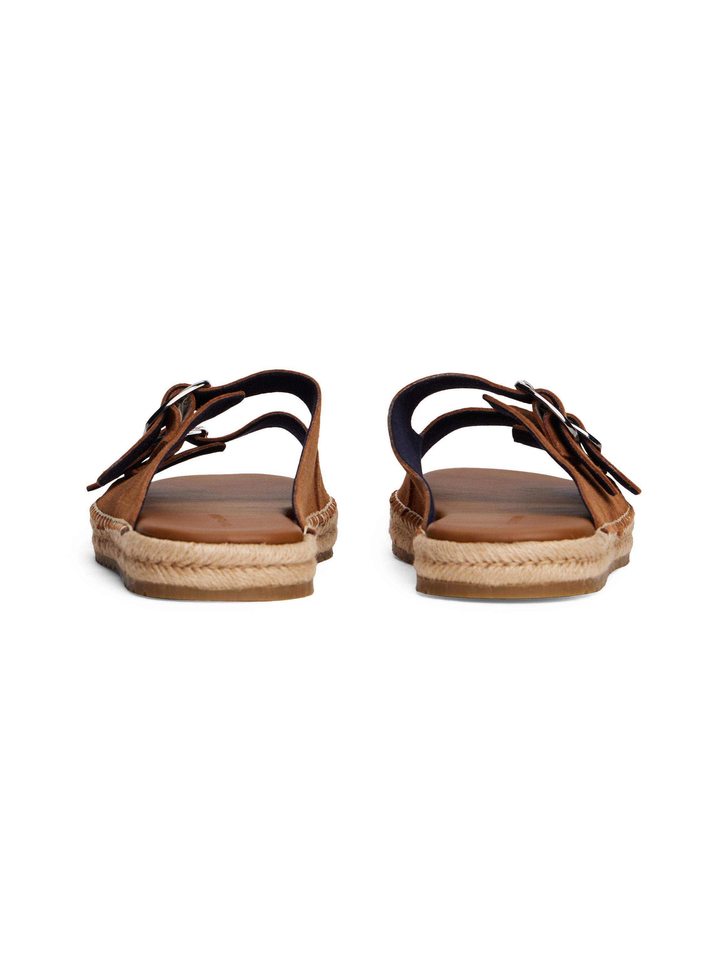 Tommy Hilfiger FLEX JUTTE HILFIGER SUEDE SANDAL Pantolette, Sommerschuh, Sc günstig online kaufen