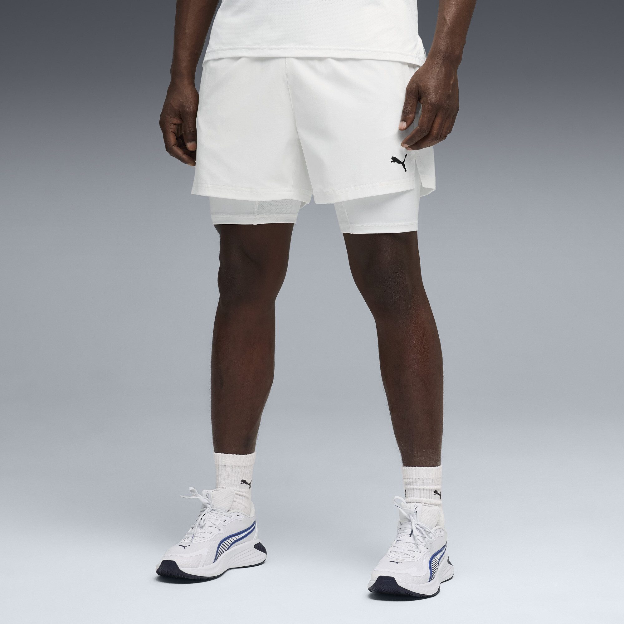 PUMA Trainingsshorts PWRMODE 2-in-1 Stretch Gewebte Shorts Herren