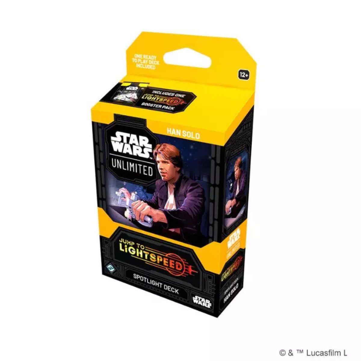 Fantasy Flight Games Sammelkarte Star Wars: Unlimited Umschalten auf Lichtgeschwindigkeit Han Solo Deck