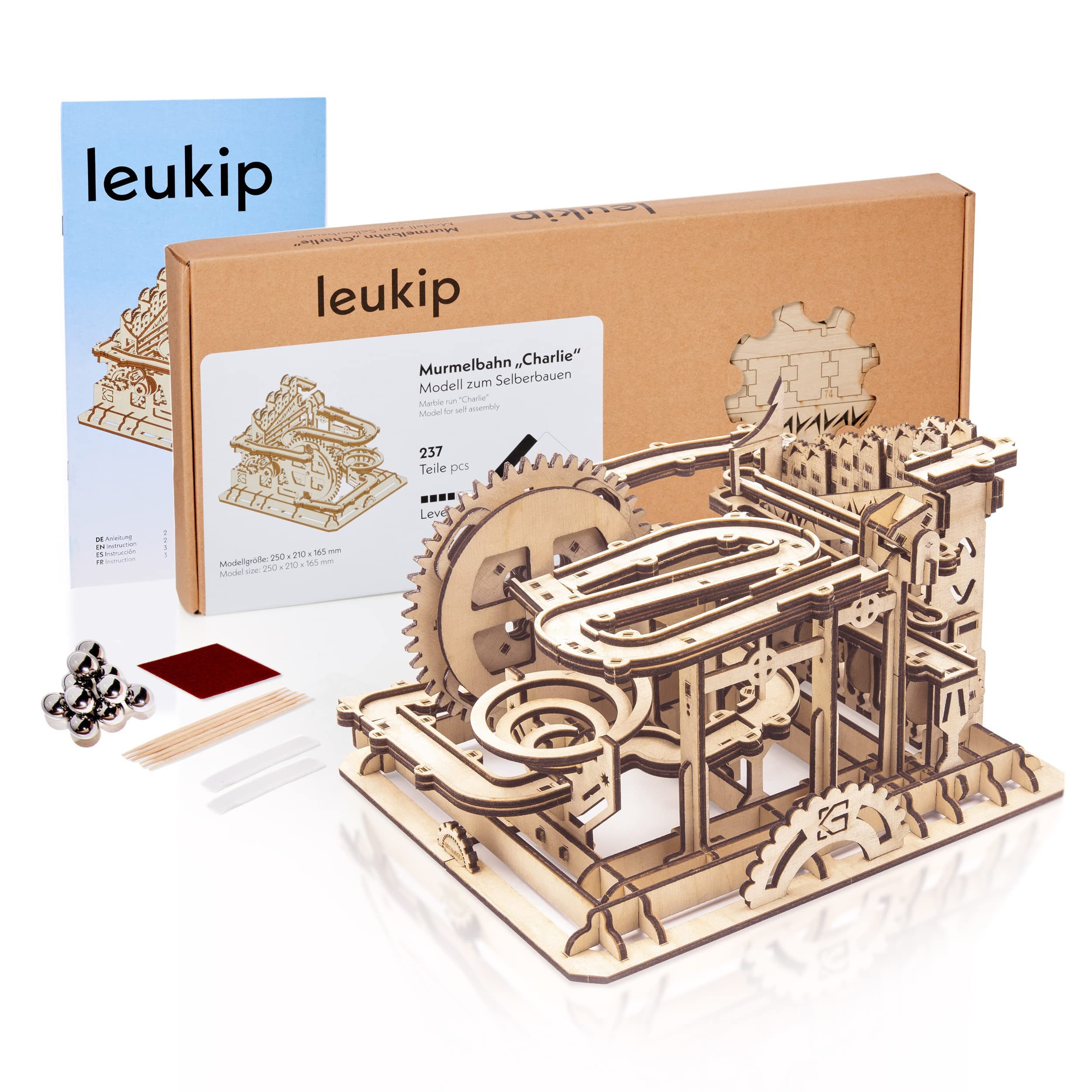 Leukip 3D-Puzzle Murmelbahn Holz Charlie - günstig online kaufen