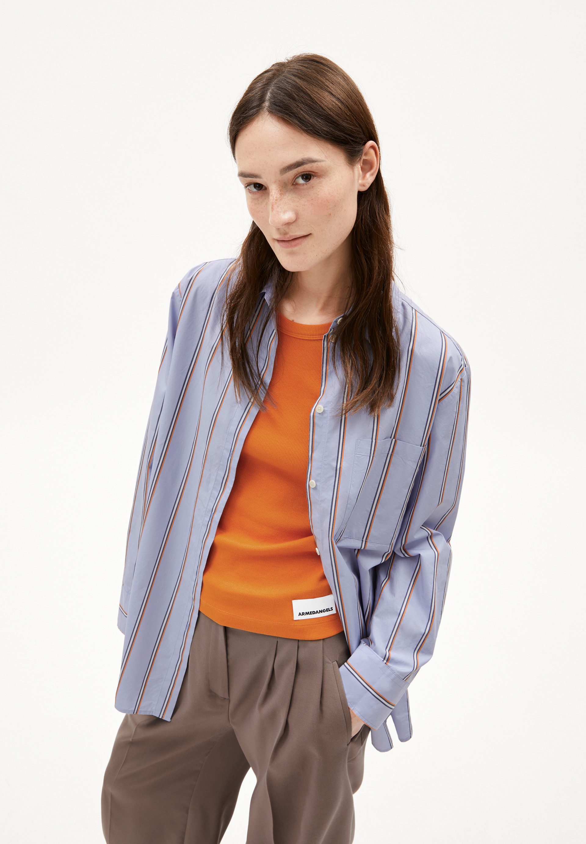Armedangels Langarmbluse HALIAA STRIPED Bluse aus günstig online kaufen