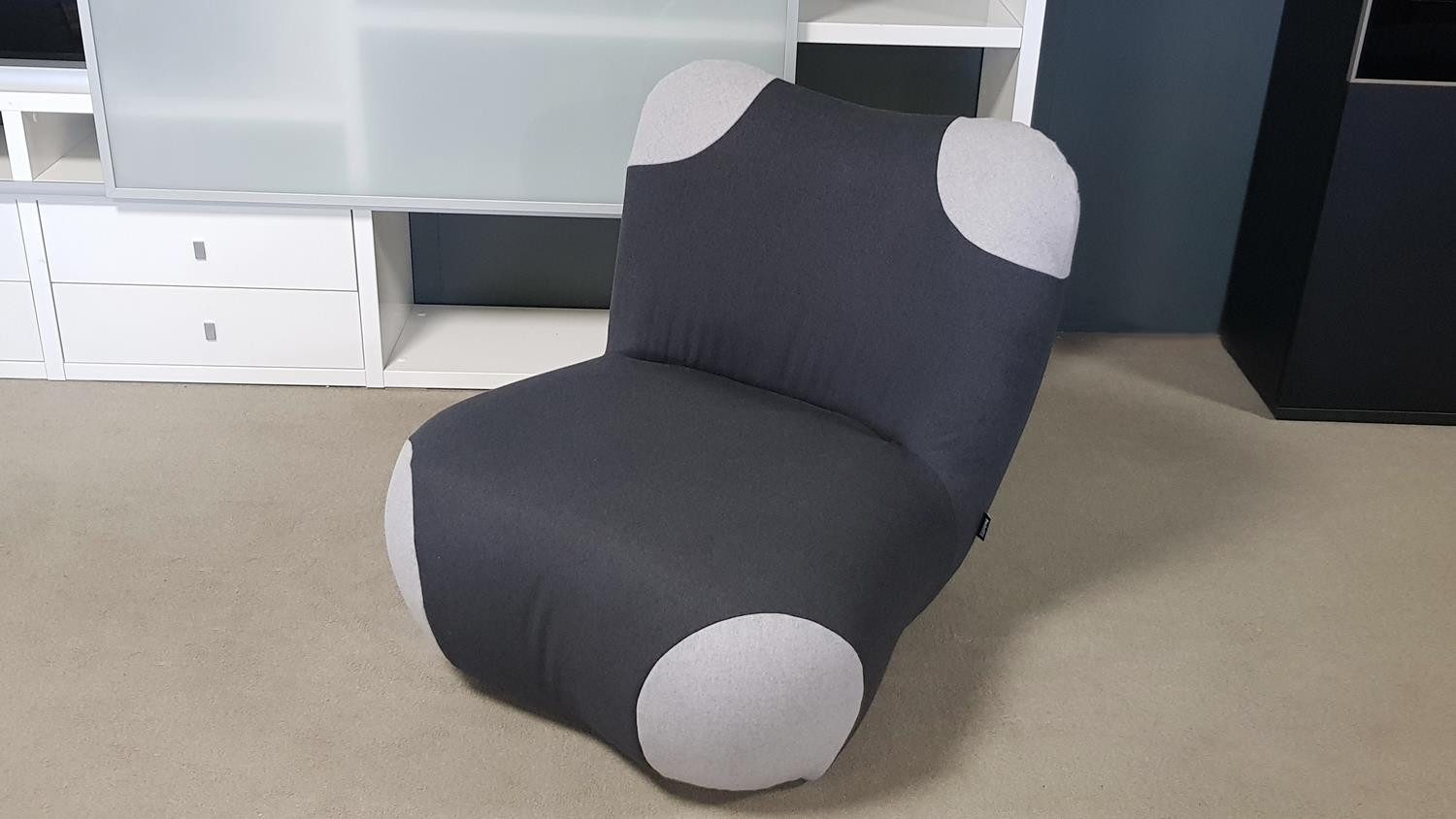 freistil ROLF BENZ Sessel Sessel Pandabär ROLF BENZ freistil 171 schwarzgrau grau