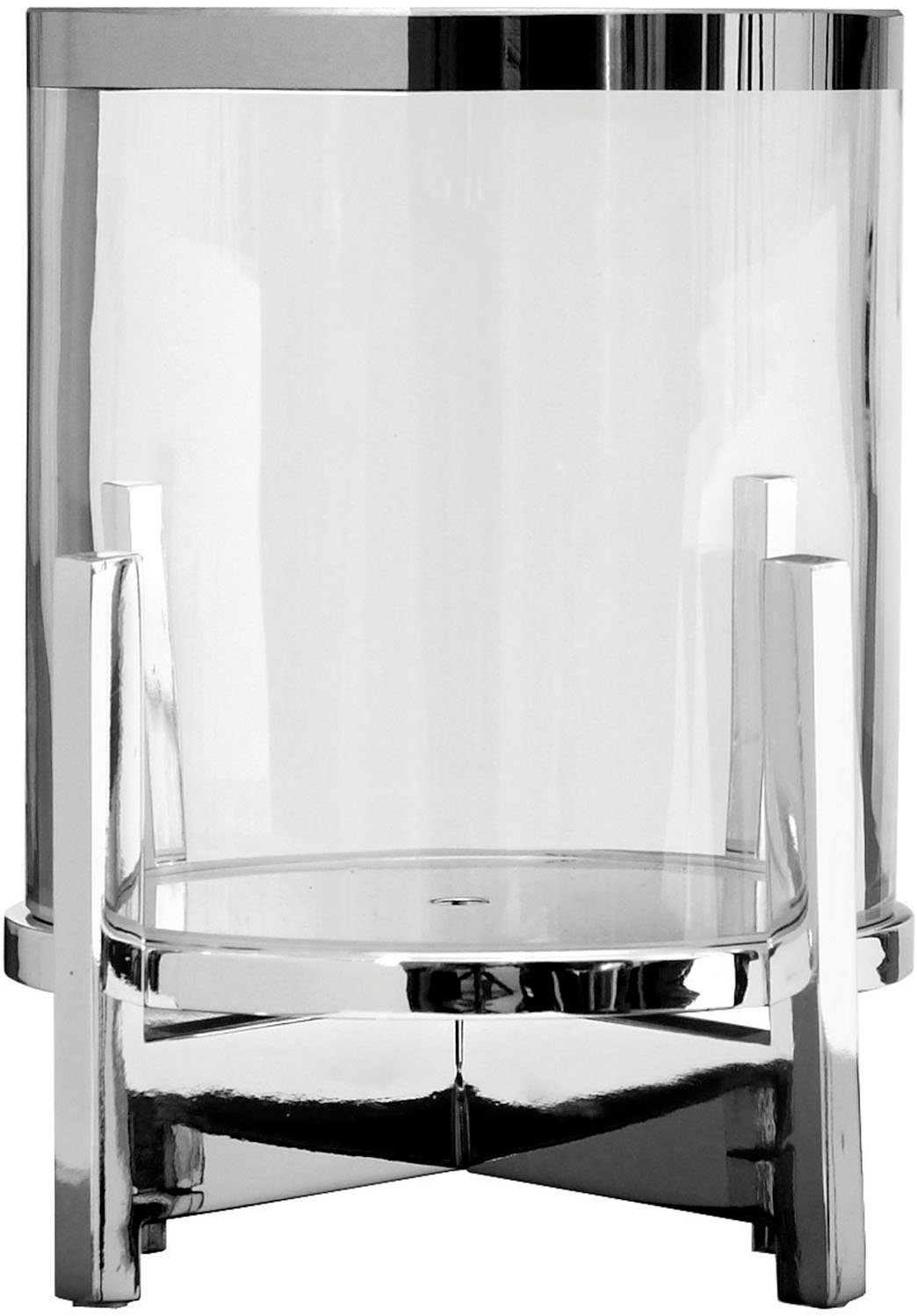 macht Figur Glaszylinder eine auch CHARLES, gute Vase (1 mit Platinumrand silberfarben St), als Fink und Windlicht