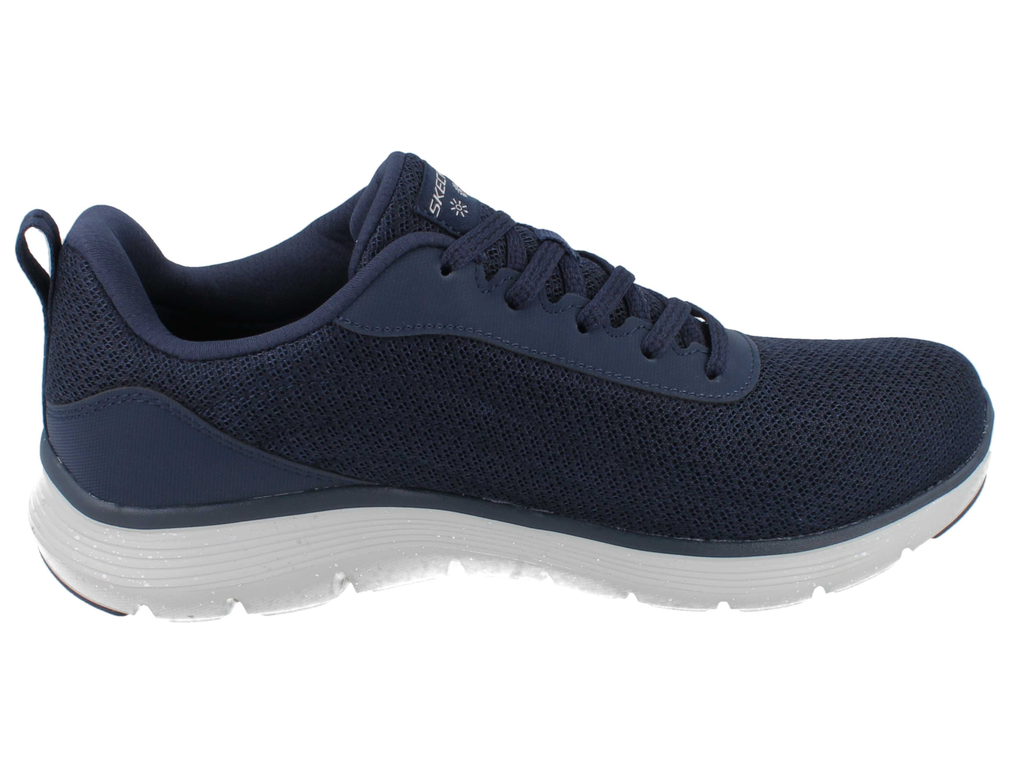 Skechers SKECHERS Flex Appeal Herren Schlupfsneaker blau navy Textil vegan - Slipper Vegan – Bild 4 von 5