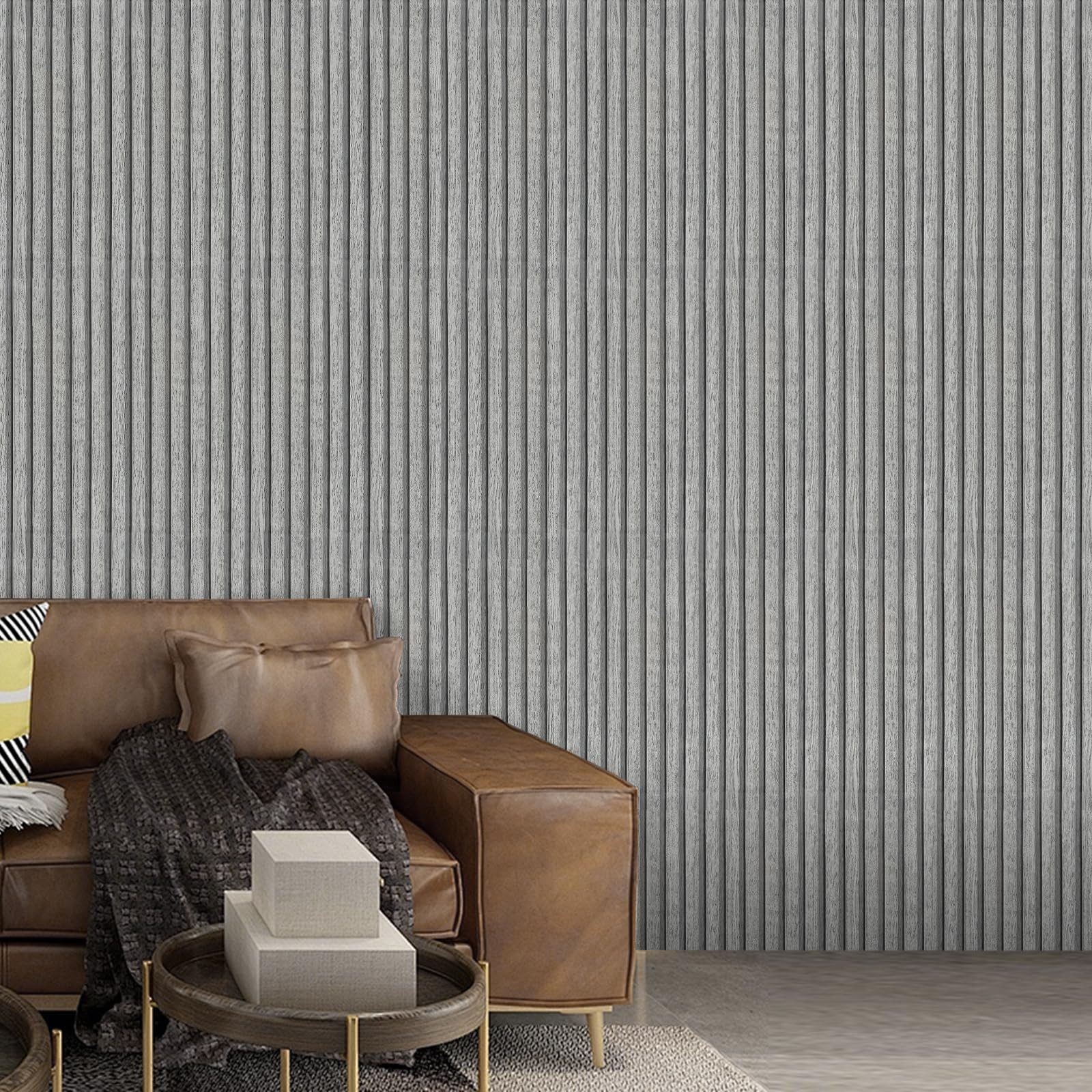 Agger Wandpaneel 10 selbstklebende Wandpaneele (30 x 60 cm) in Holzoptik, wasserfest, (10-tlg) isolierend, für Küche, Wohnzimmer, Schlafzimmer und Decken – Bild 2 von 5