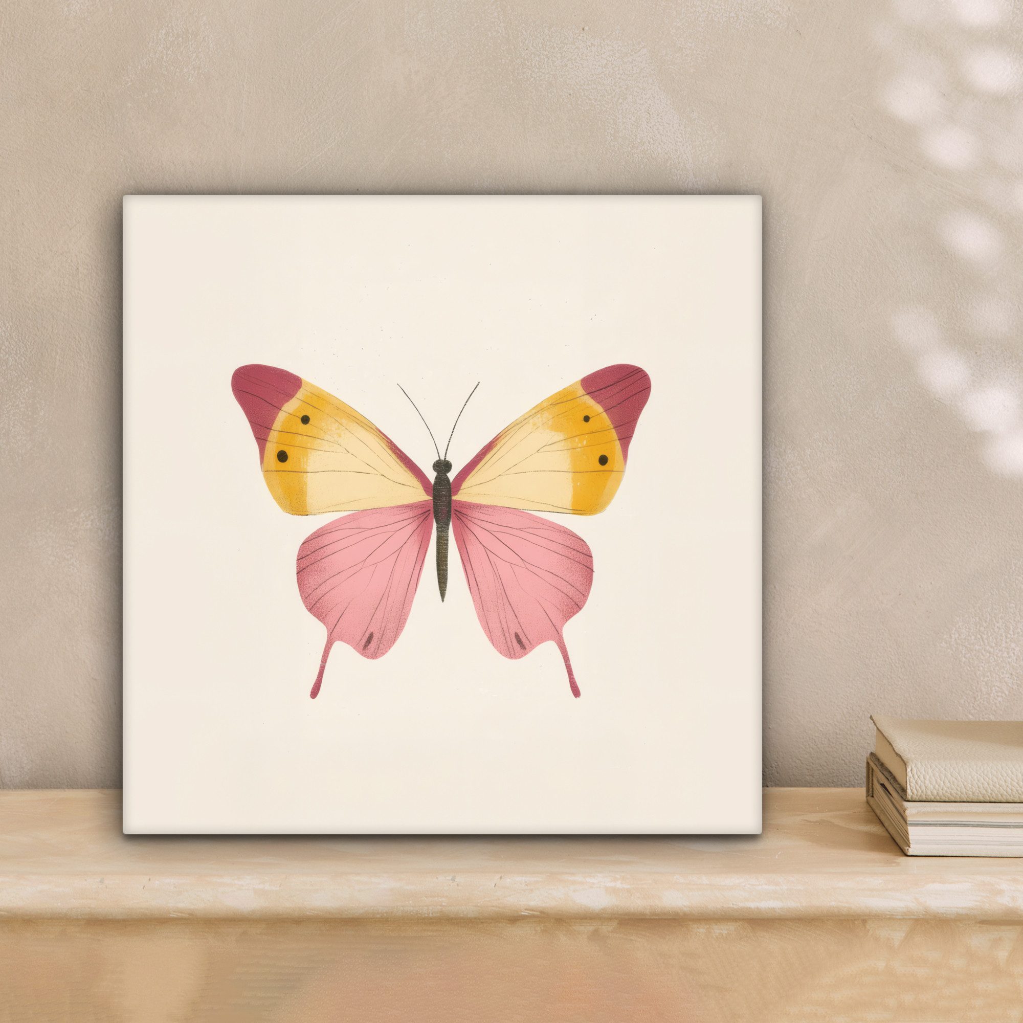 OneMillionCanvasses® Leinwandbild Schmetterling - Illustration - günstig online kaufen