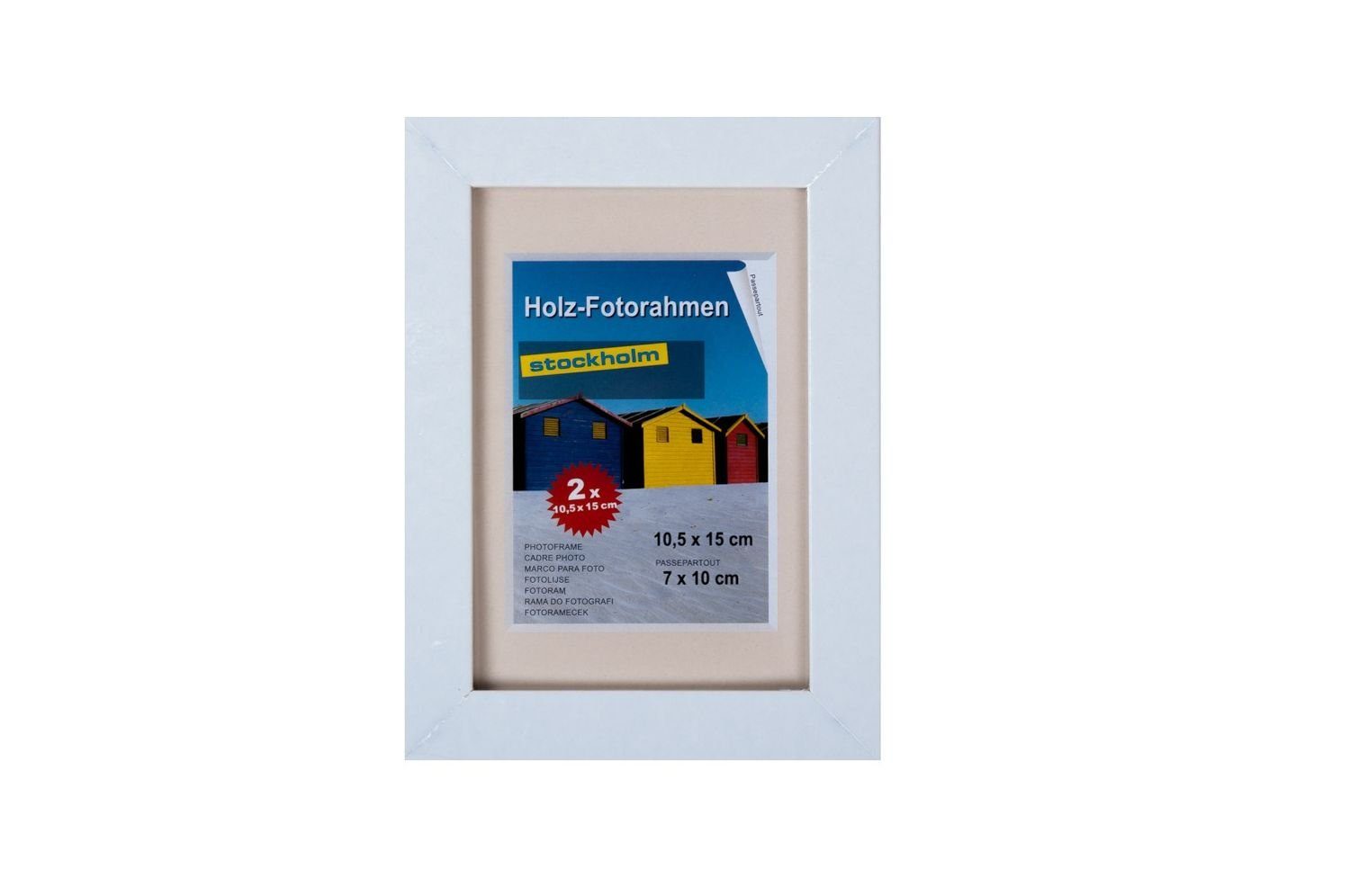 BURI Bilderrahmen 2er Pack Holz-Fotorahmen 10,5x15cm günstig online kaufen