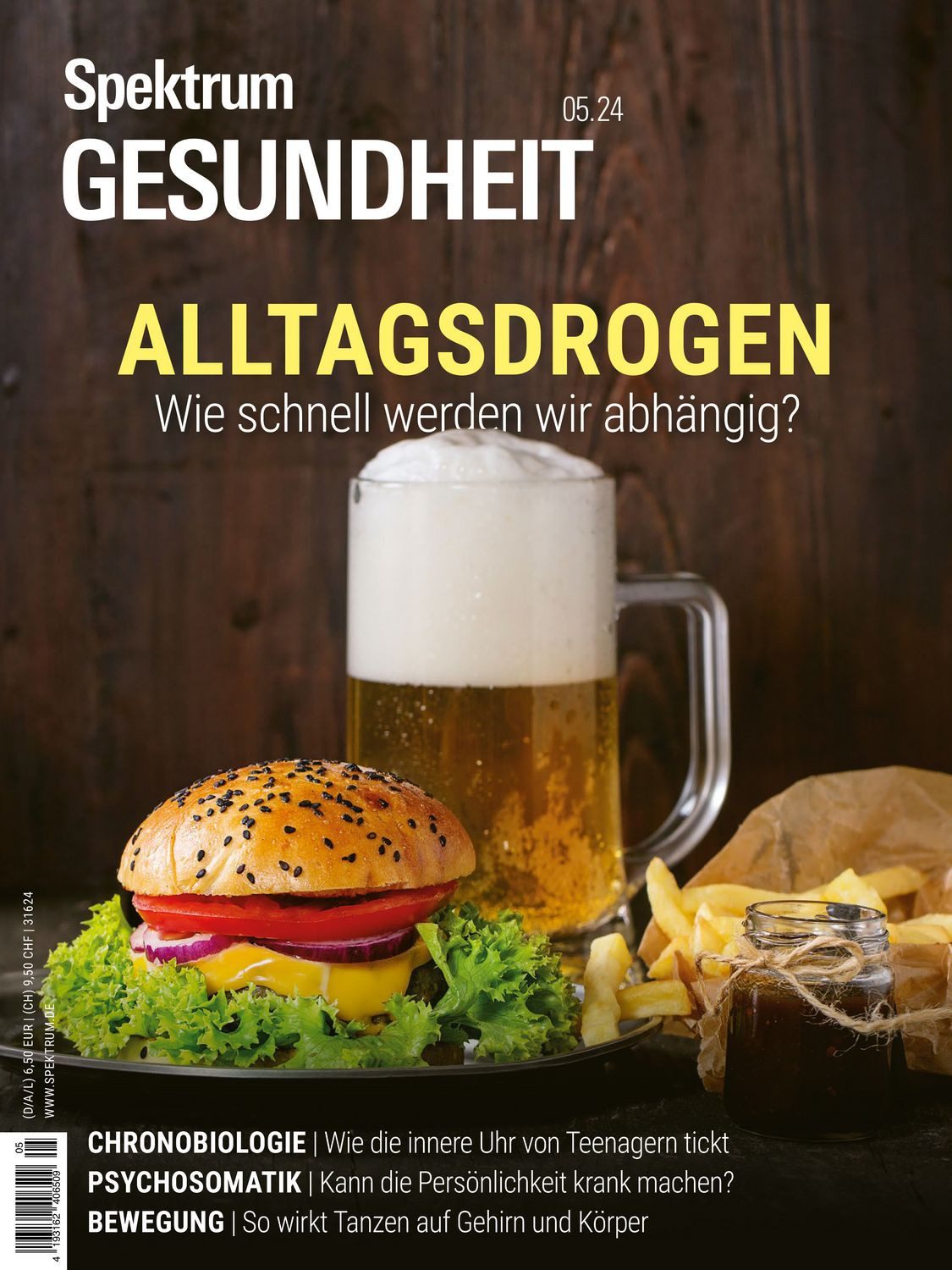 Spektrum Gesundheit 5/2024 Alltagsdrogen / Spektrum der Wissenschaft