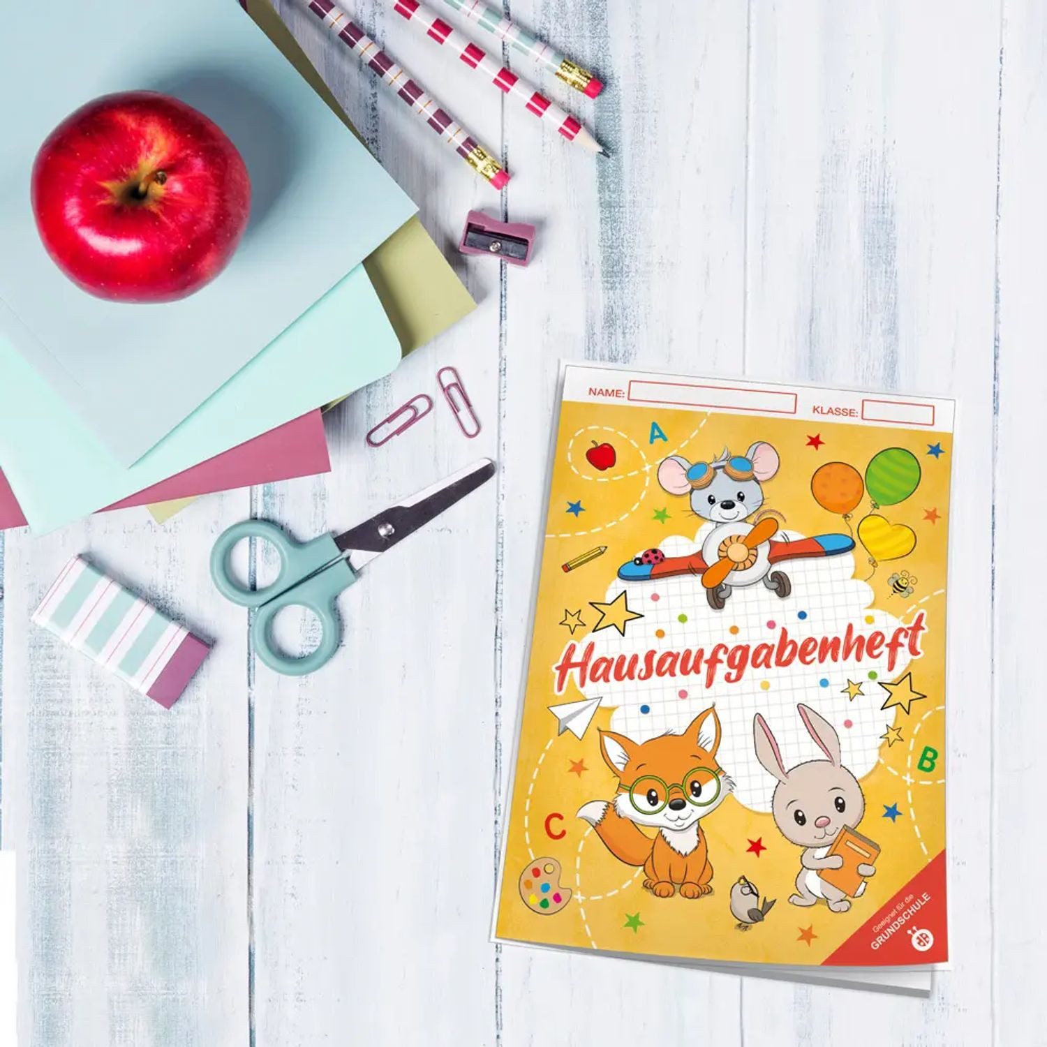 Trötsch Verlag Schülerkalender TRÖTSCH - Hausaufgabenheft Grundschule Zum Schulstart Tierfreunde