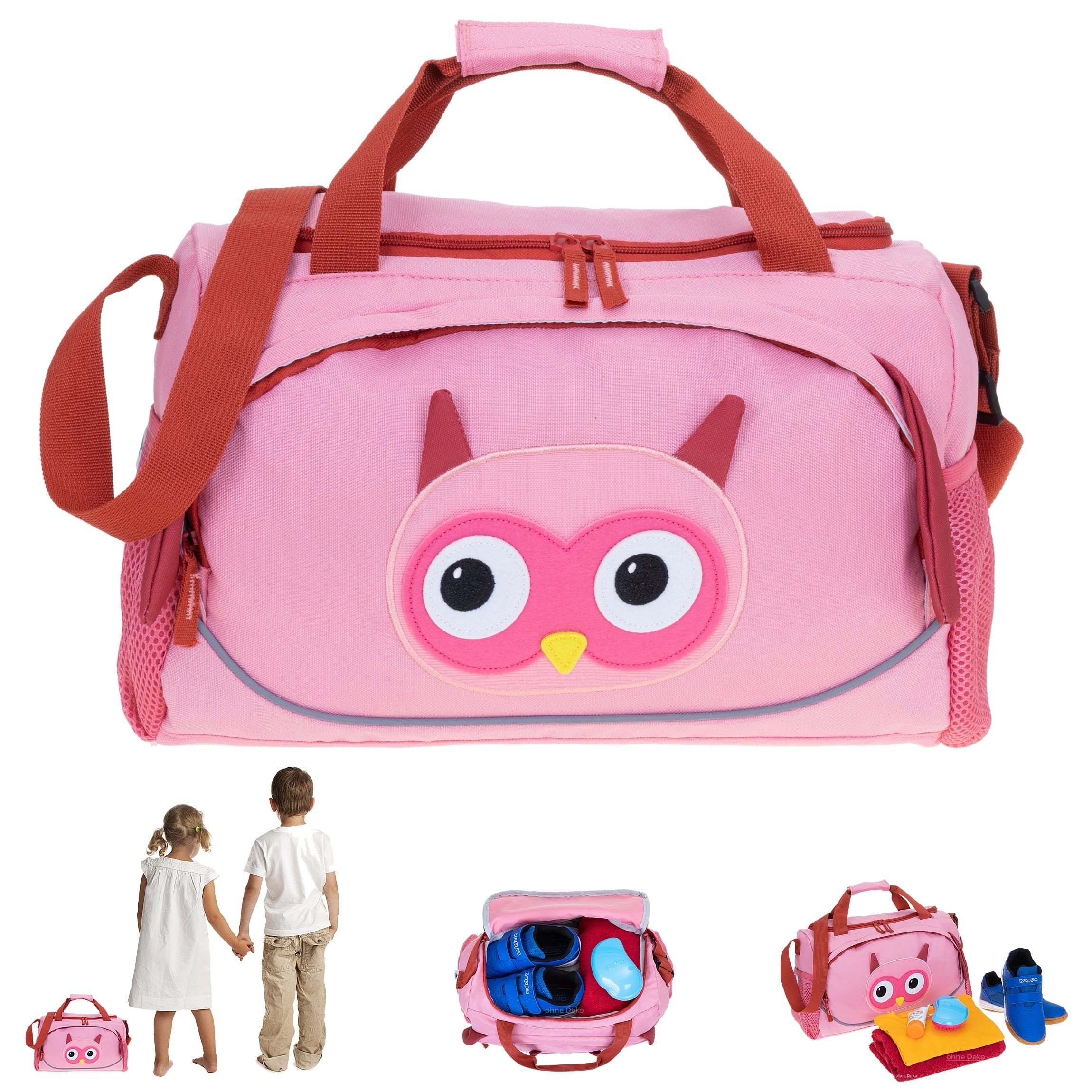 ELEPHANT Sporttasche Kids Kindersporttasche klein 38 cm Tiere, Kinder Tasche Turntasche Tiere