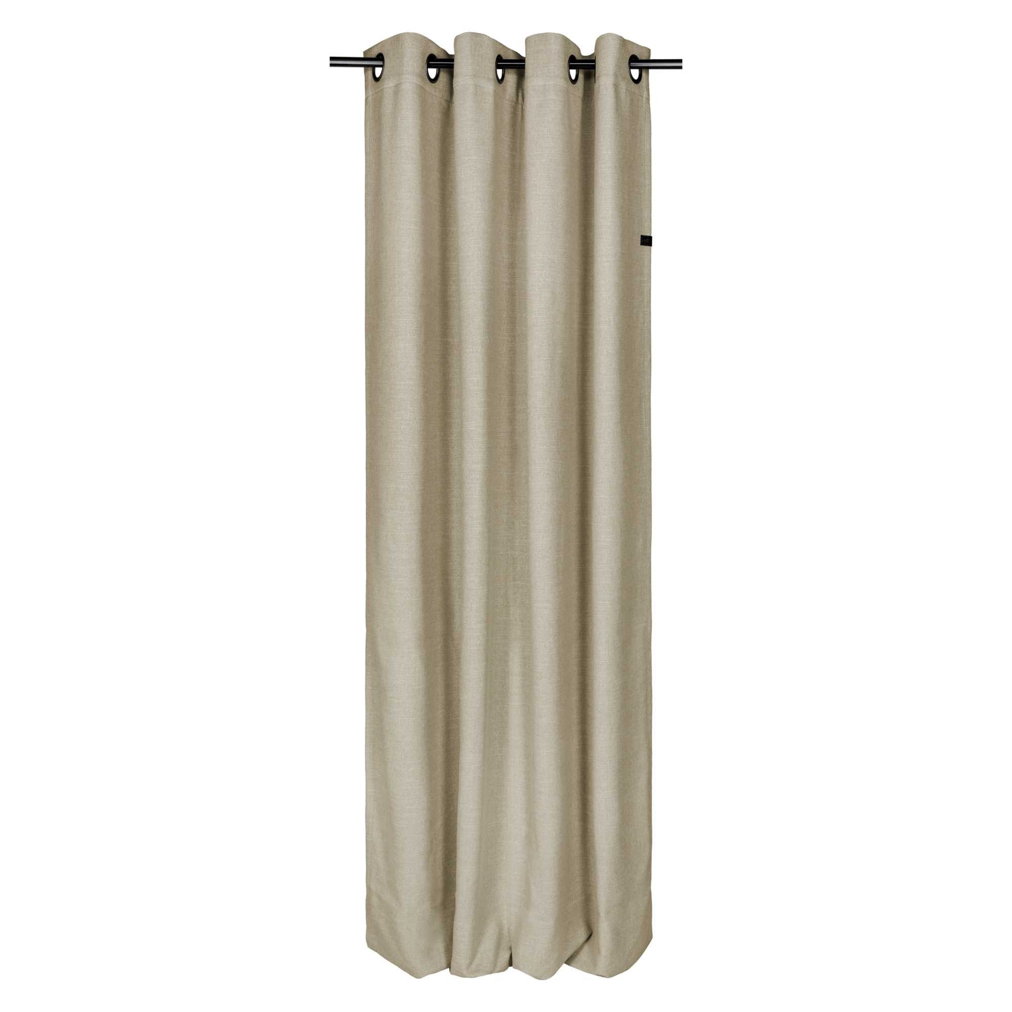 SCHÖNER WOHNEN-Kollektion Vorhang COAST Ösenvorhang (1 St), Öse, Polyester, 140 x 250 cm in Beige