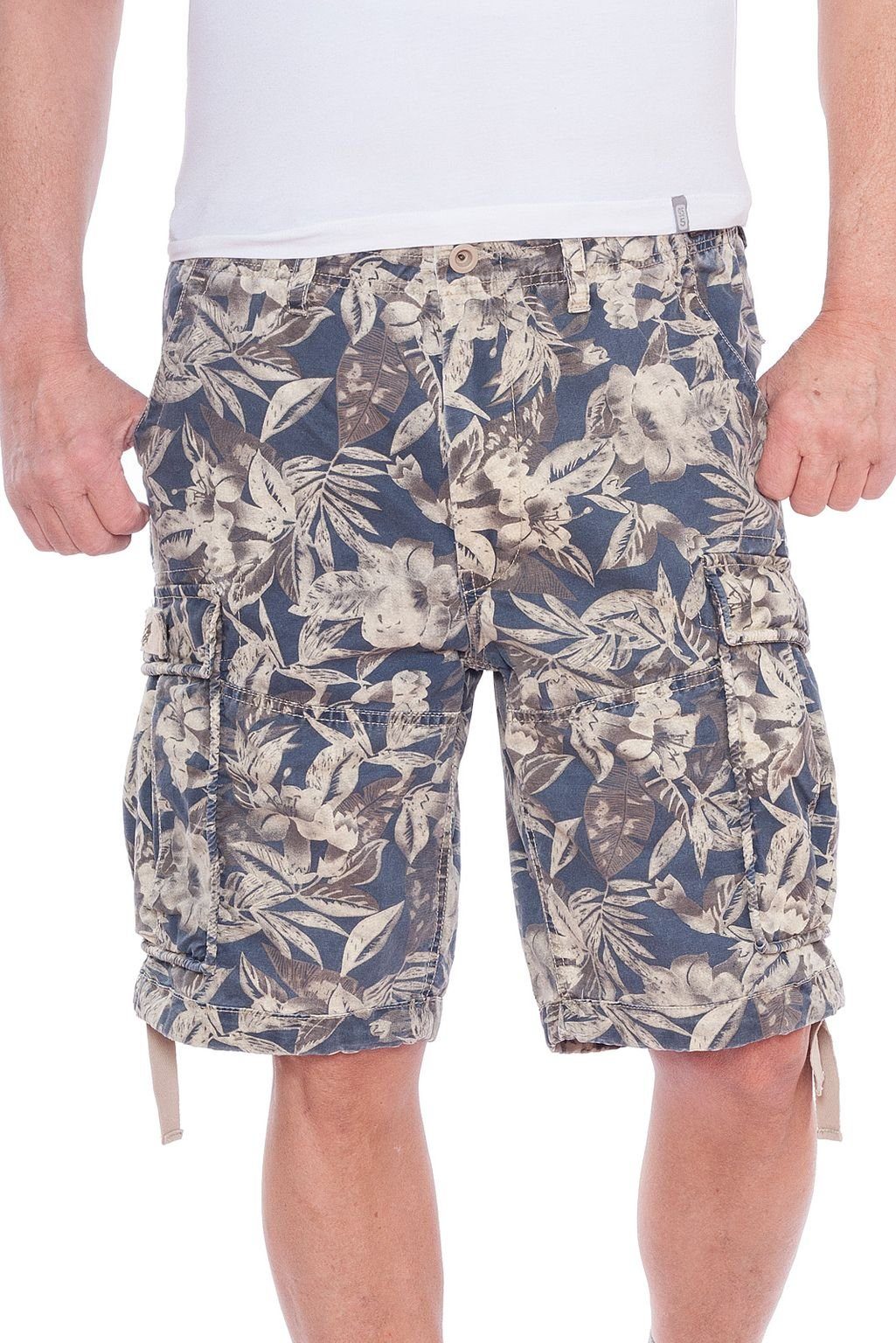 Jet Lag Cargoshorts Flower Green, Flower günstig online kaufen