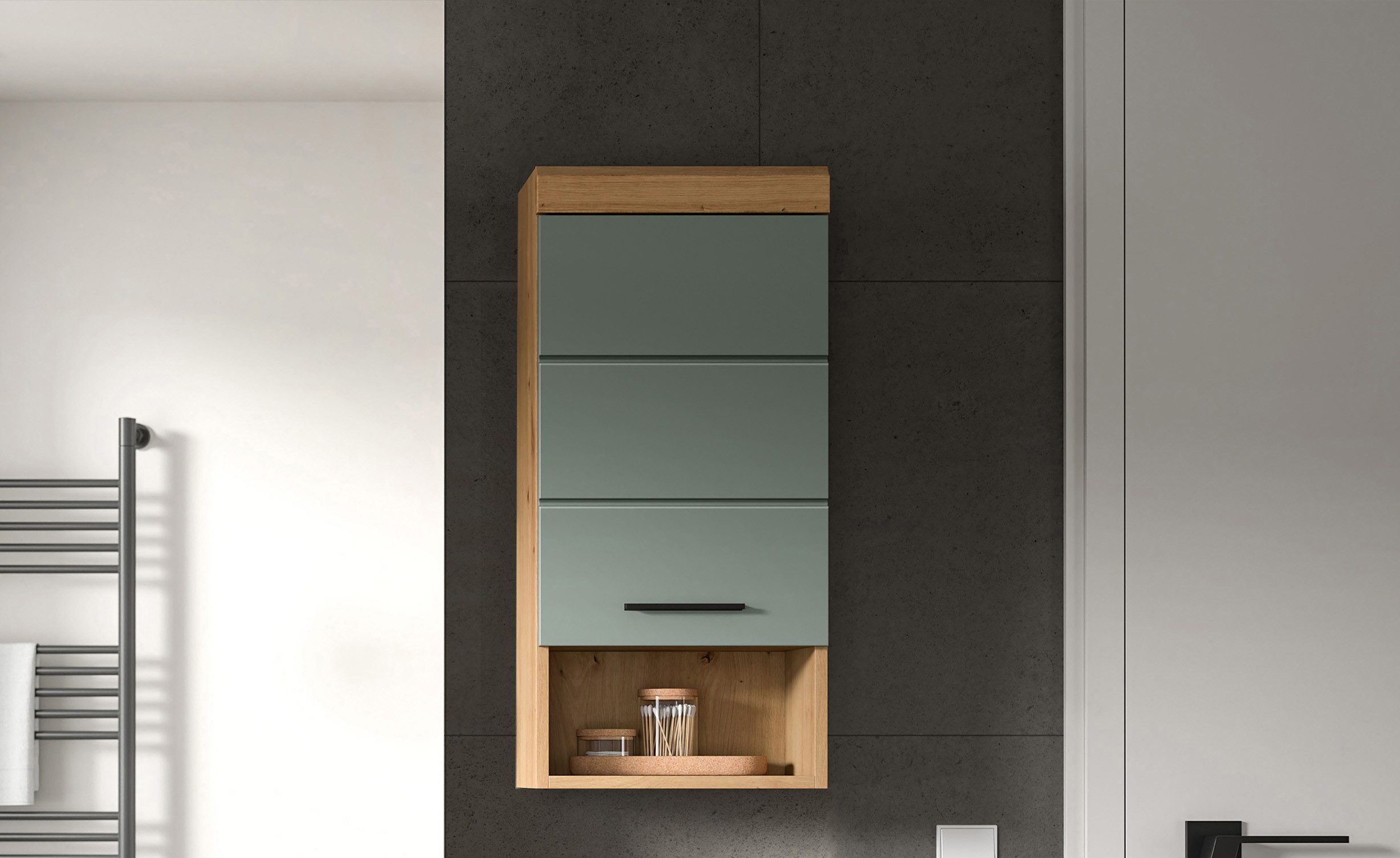 INOSIGN Hängeschrank SIENA, Breite 37cm, 1 Tür, 1 offenes Fächer, 1 Einlege günstig online kaufen