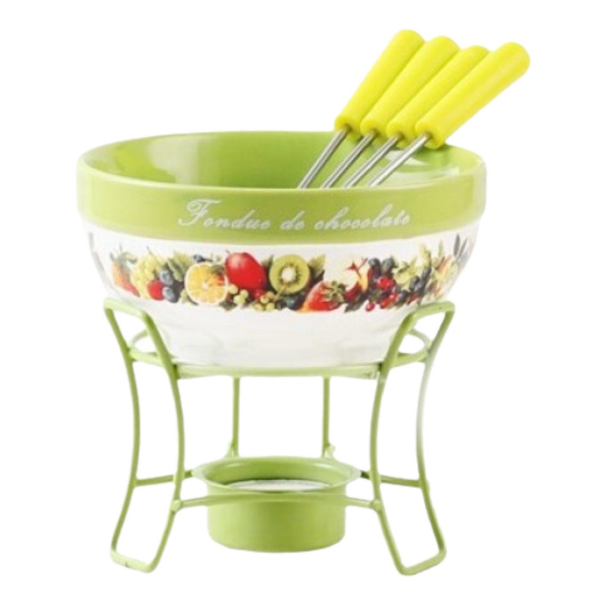 emeco Fondue Schokofondue Set Keramik Schoko Foundue Teelichtfondue Fondü Fondant S