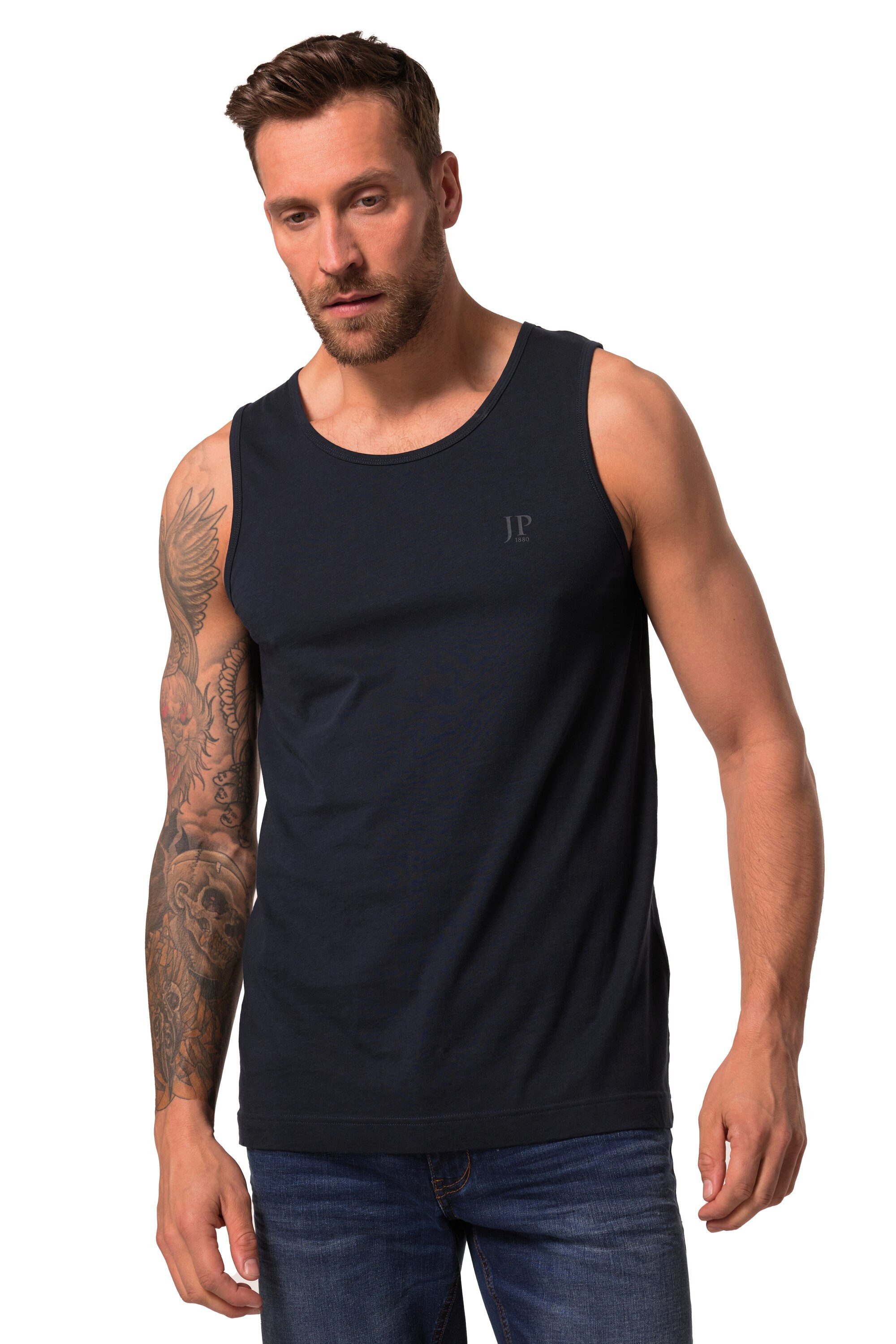 JP1880 T-Shirt Tanktops 2er-Pack Basic ärmellos günstig online kaufen