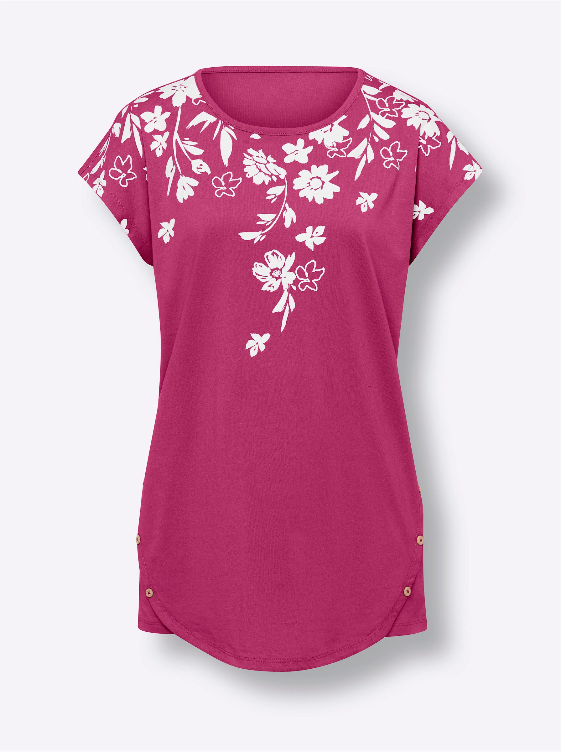 Sieh an! T-Shirt Longshirt Extra kurz