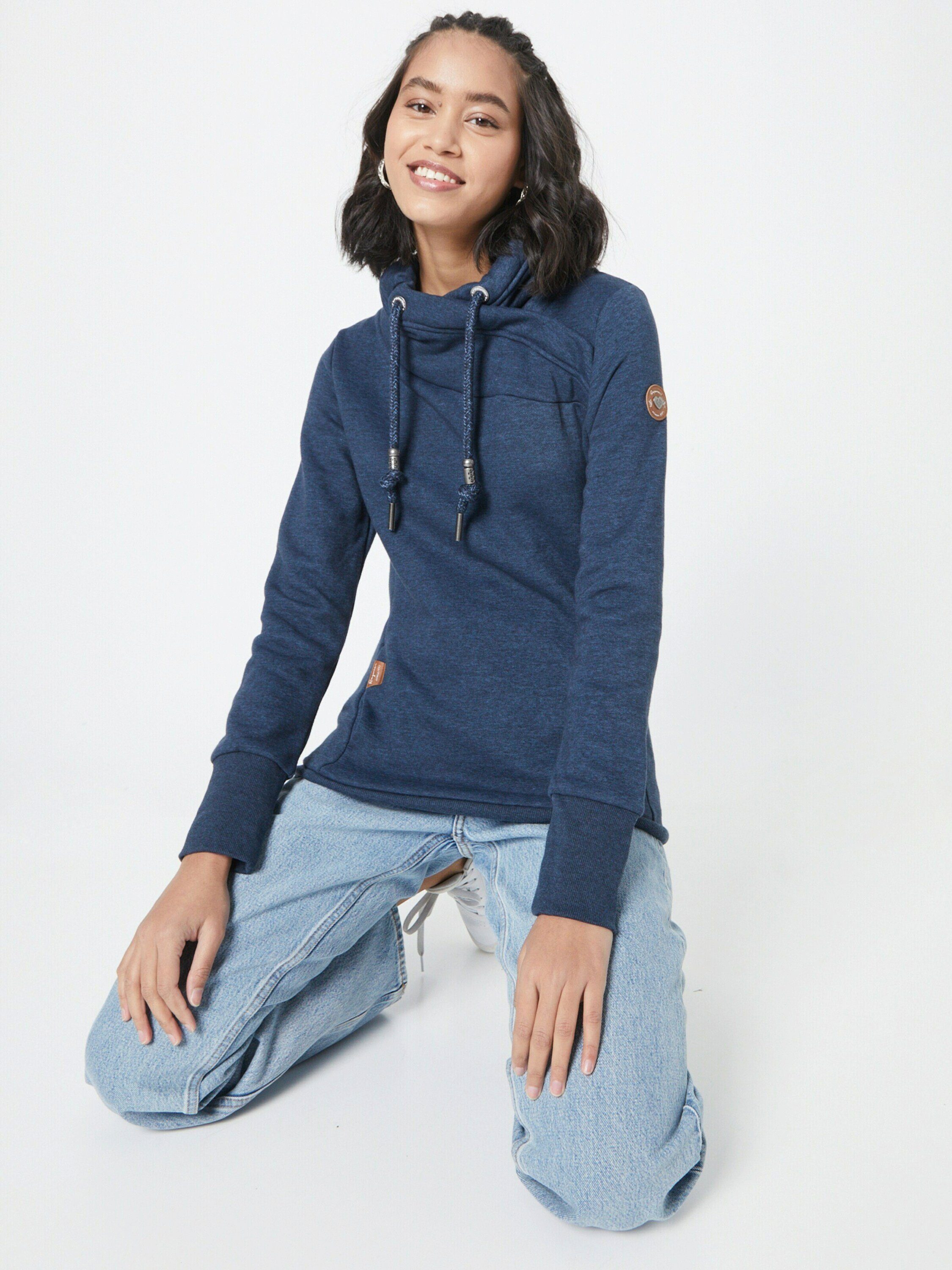 NAVY Ragwear (1-tlg) NESKA Details Sweatshirt Plain/ohne