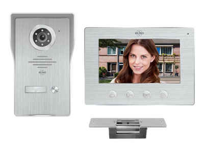 Elro Video-Türsprechanlage (Innenbereich, Außenbereich, IP Klingelanlage Einfamilienhaus, Tür-Klingel Sprechanlage mit Kamera)