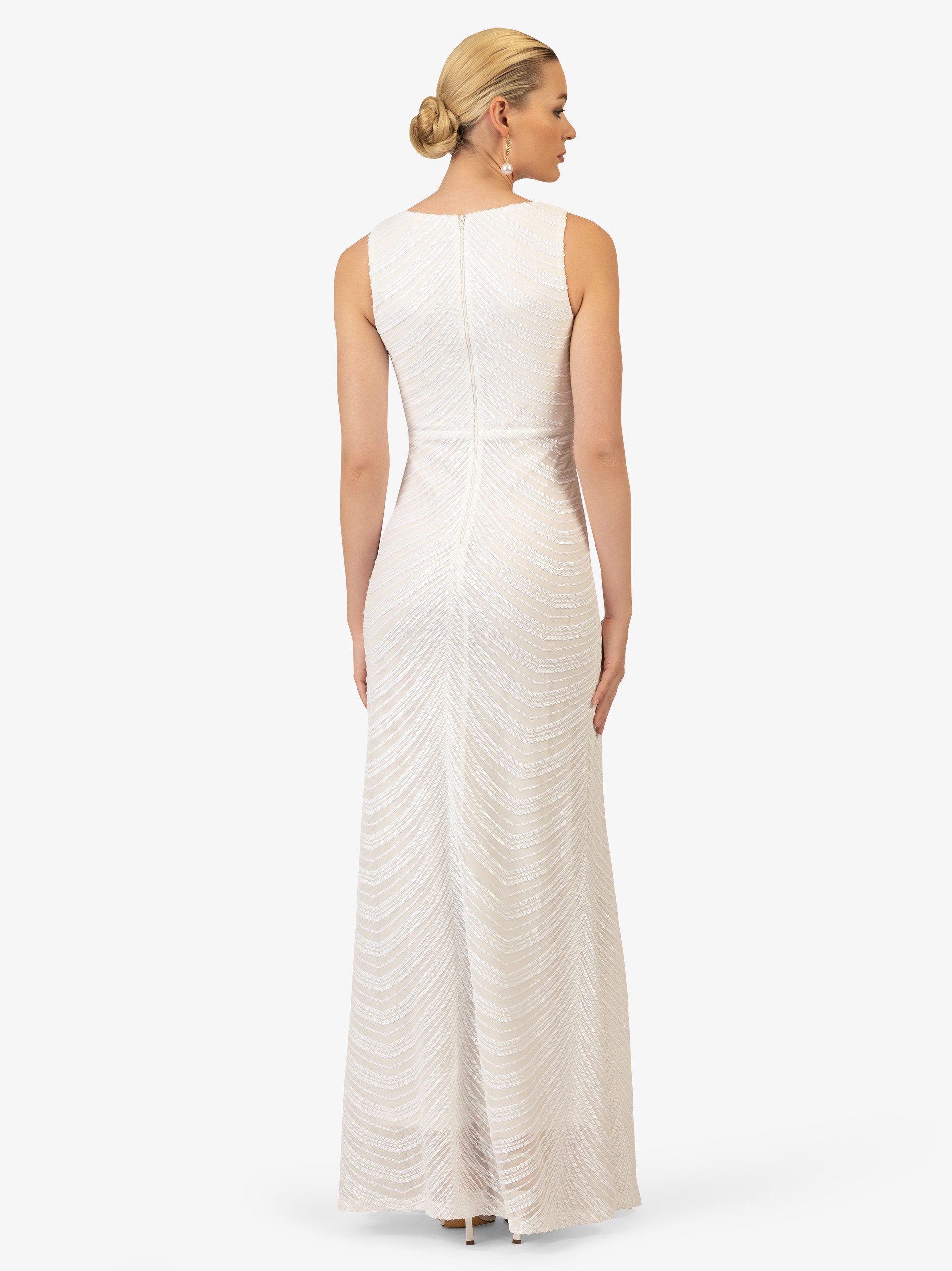 Kraimod Abendkleid aus hochwertigem Polyester Material mit Rundhalsausschnitt