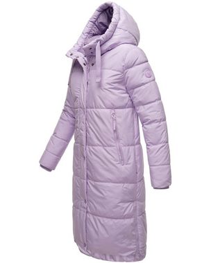 Marikoo Winterjacke Soranaa langer Winter Mantel mit Kapuze