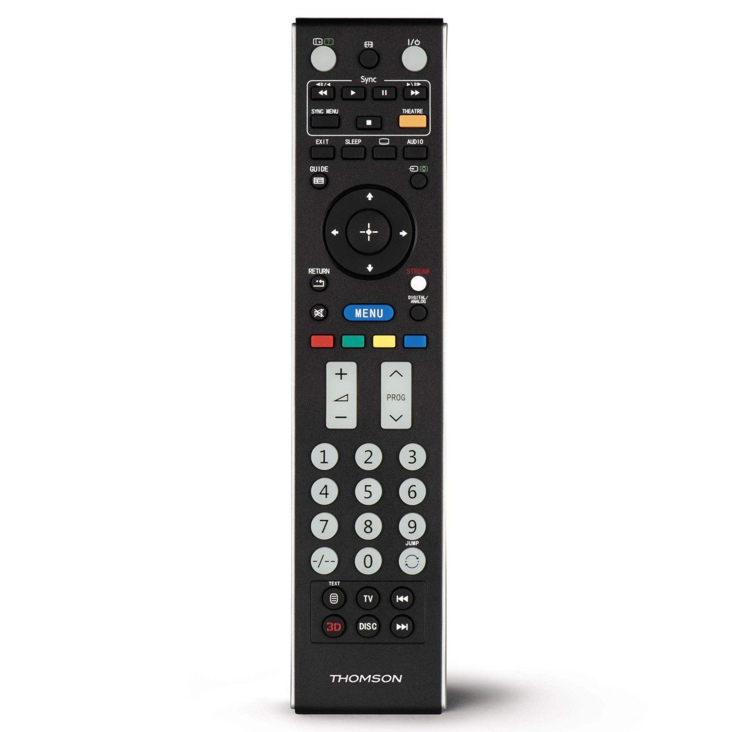 Thomson ROC1128SON Ersatz Fernbedienung für Sony TVs Universal-Smart-TV-Fernbedienung (1-in-1, Remote Control für Sony Bravia Smart TV LED OLED Netflix Streaming App)