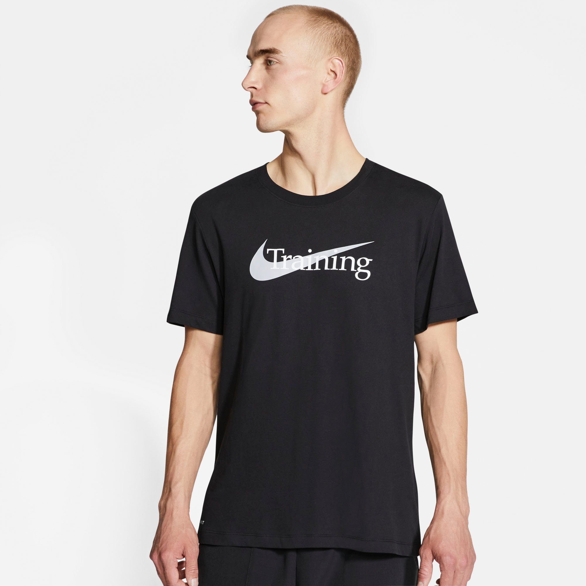 Nike Trainingsshirt Dri-FIT Men's Swoosh Training T-Shirt schwarz | 