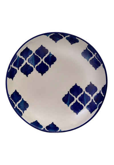Bella Maison Teller »Blue Tile«, (6 St), in mediterraner Optik