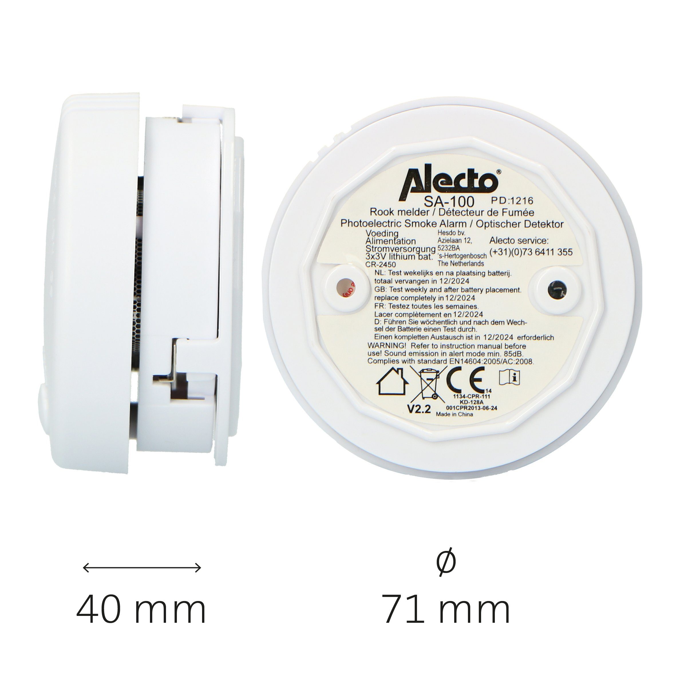 Rauchmelder SA-102 Alecto