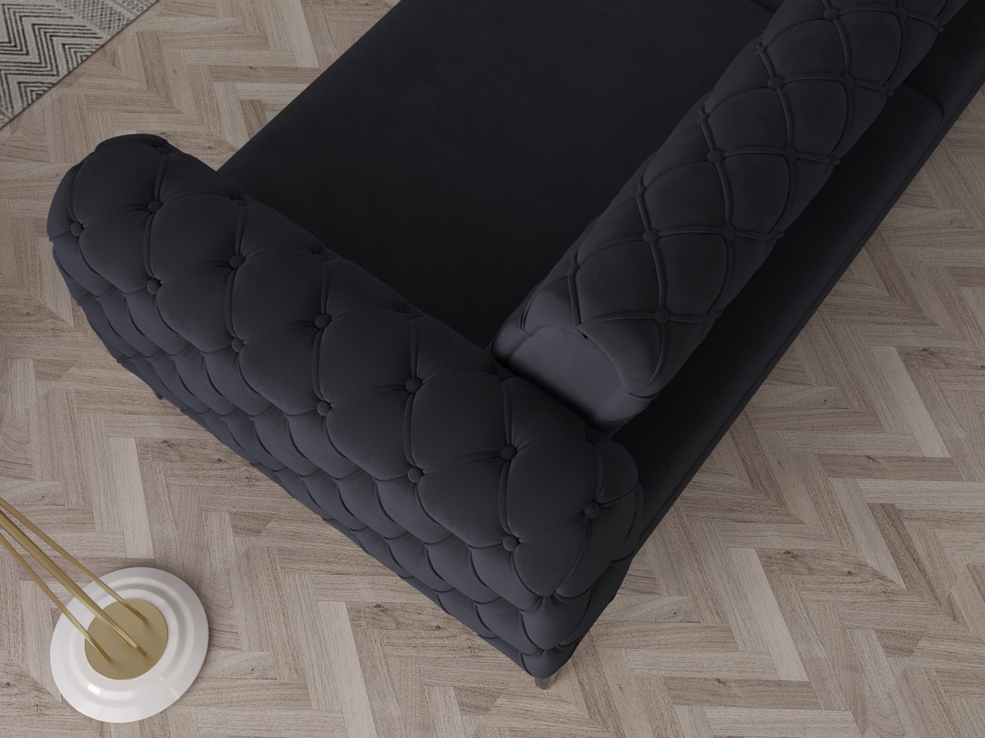 Möbeldreams Chesterfield-Sofa Sofa-Set Arizona Chesterfield Schlaffunktion günstig online kaufen