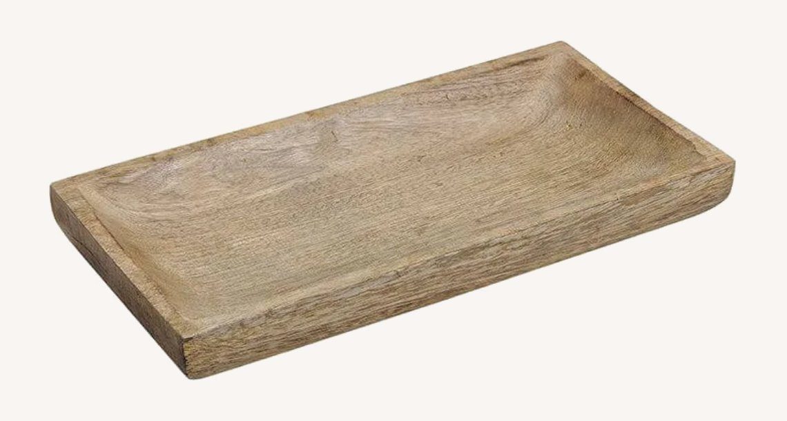 oder Holz St) Dekoschale Mango Tablett Mangoholz cm Schale Dekoschale 38 (1 Meinposten Holztablett 30 massiv