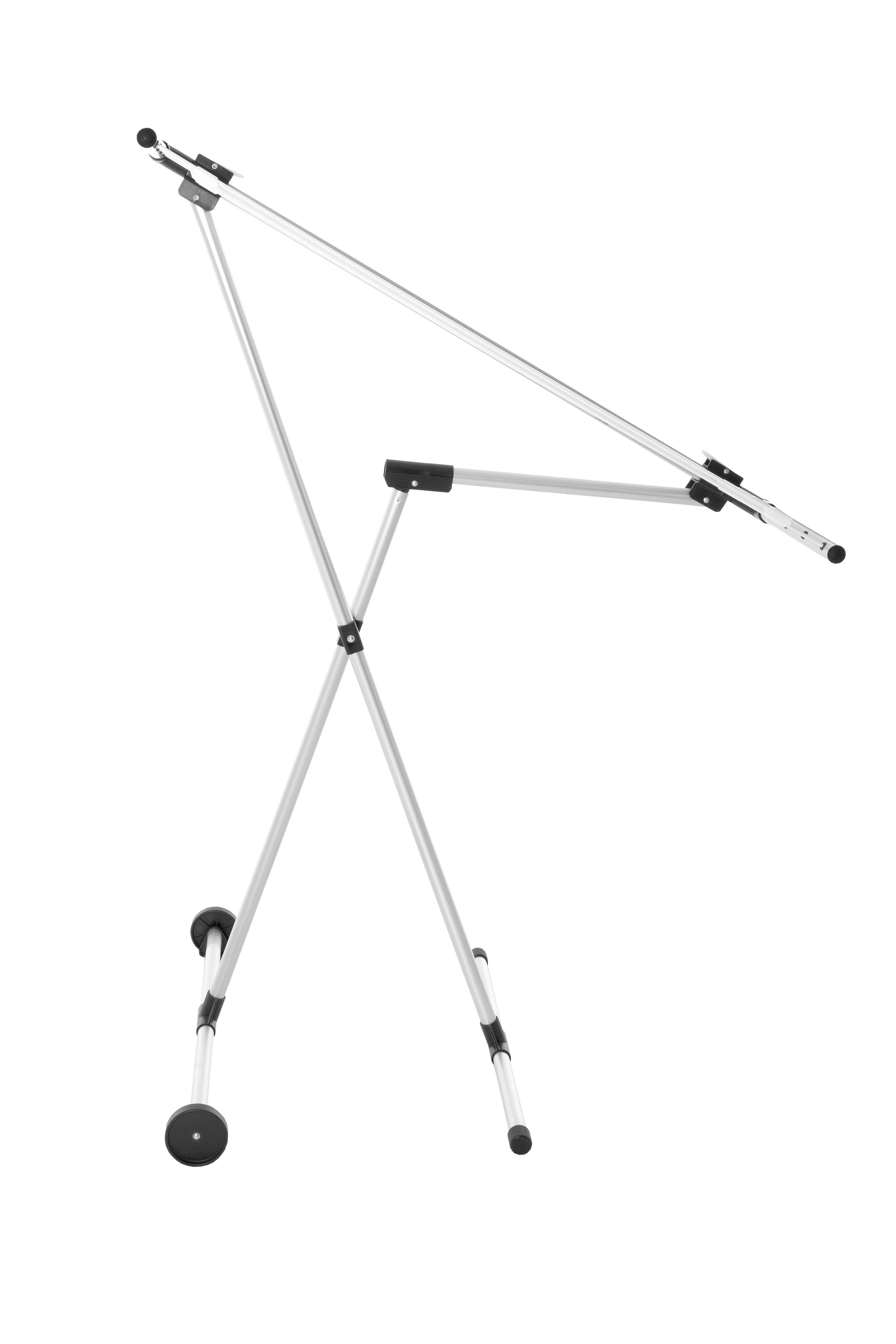 Stewi Wäscheständer Combi-Mini BlackLine, fahrbar durch Kunstsoffräder, SwissMade