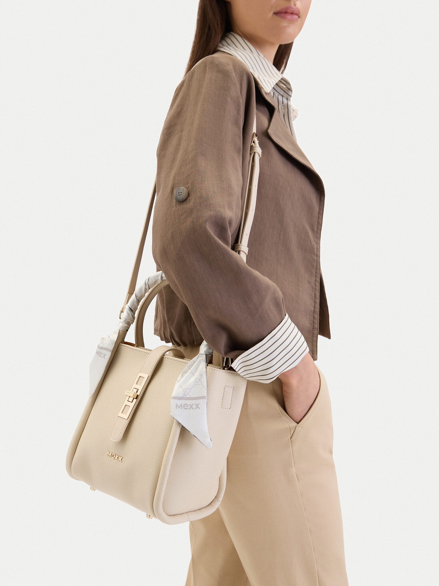 Mexx Handtasche Mexx Damenhandtasche Beige MEXX-EO-MEXX-B-003-09 Beige