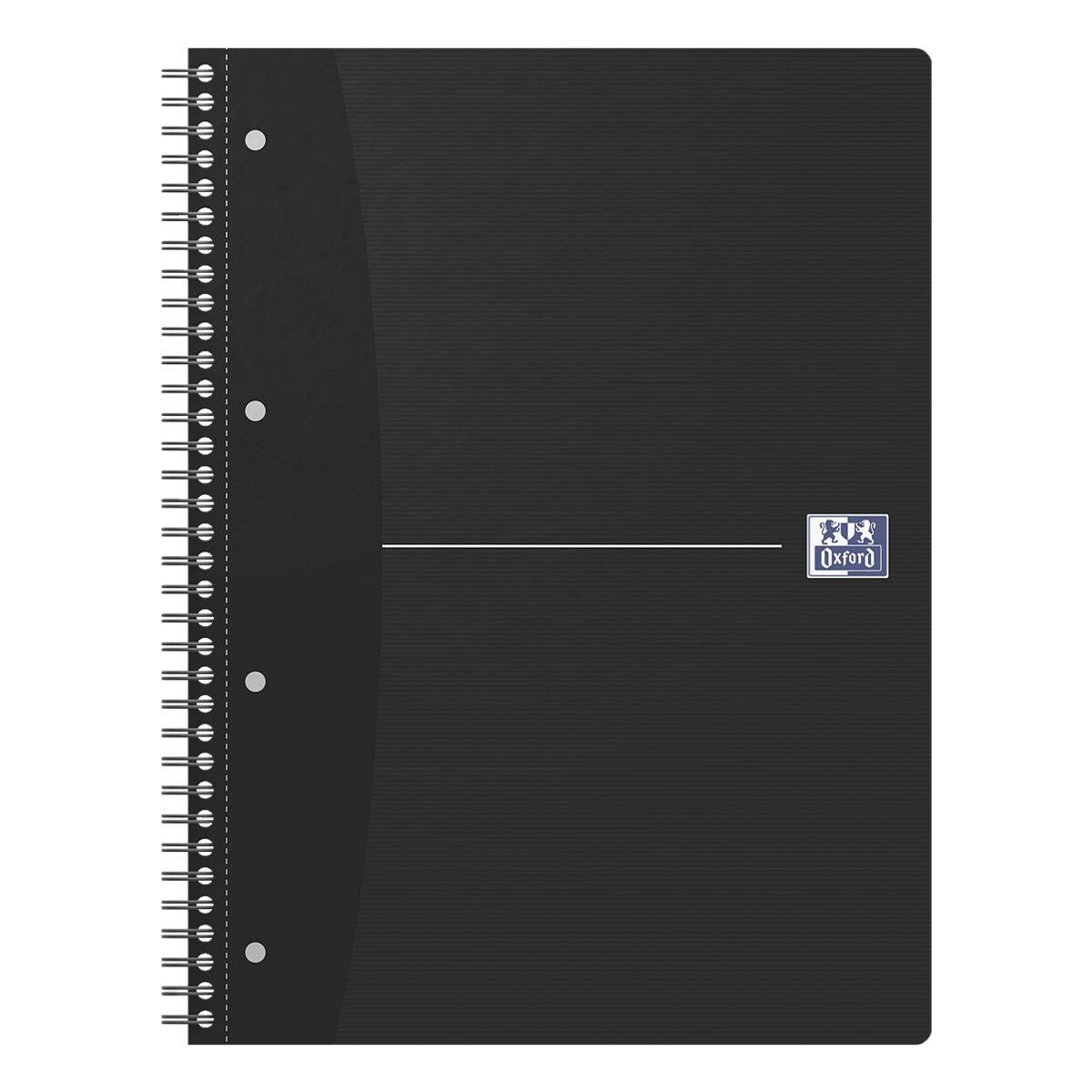 OXFORD Collegeblock Essentials KarLi, DIN A4, 70 Blatt, kombinierte Lineatur, gelocht, mit Register