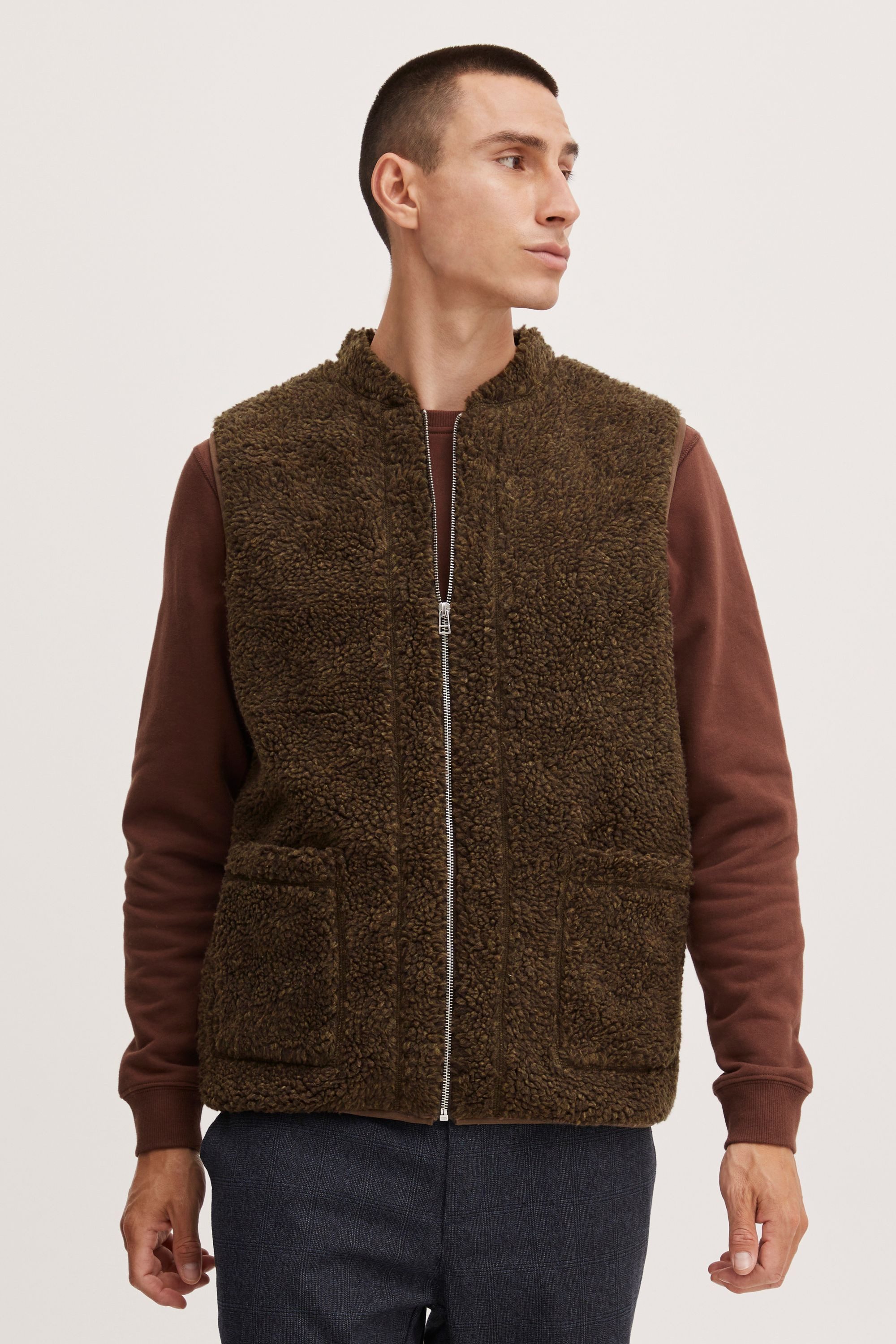 Casual Friday Fellweste Jonson 0039 teddy vest 20504460 Modische Jacke günstig online kaufen