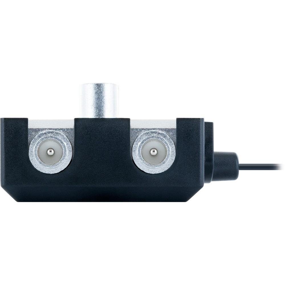 Schwaiger Zweigeräteverstärker 8 dB Schwarz Silber Leistungsverstärker – Bild 4 von 5