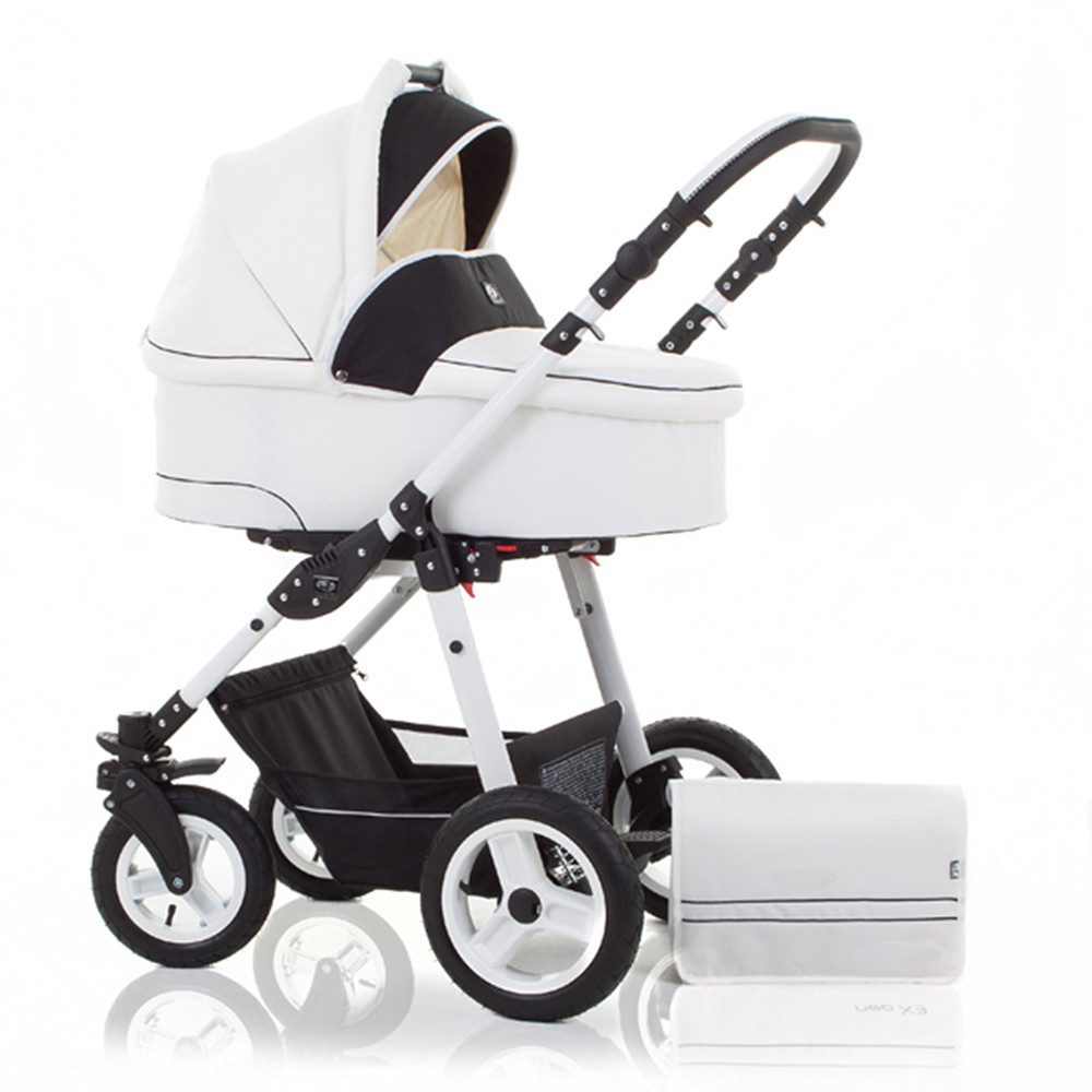Kombi-Kinderwagen Leo 2 in 1 inkl. Sportsitz und umfangreichen Zubehör in 20 Farben