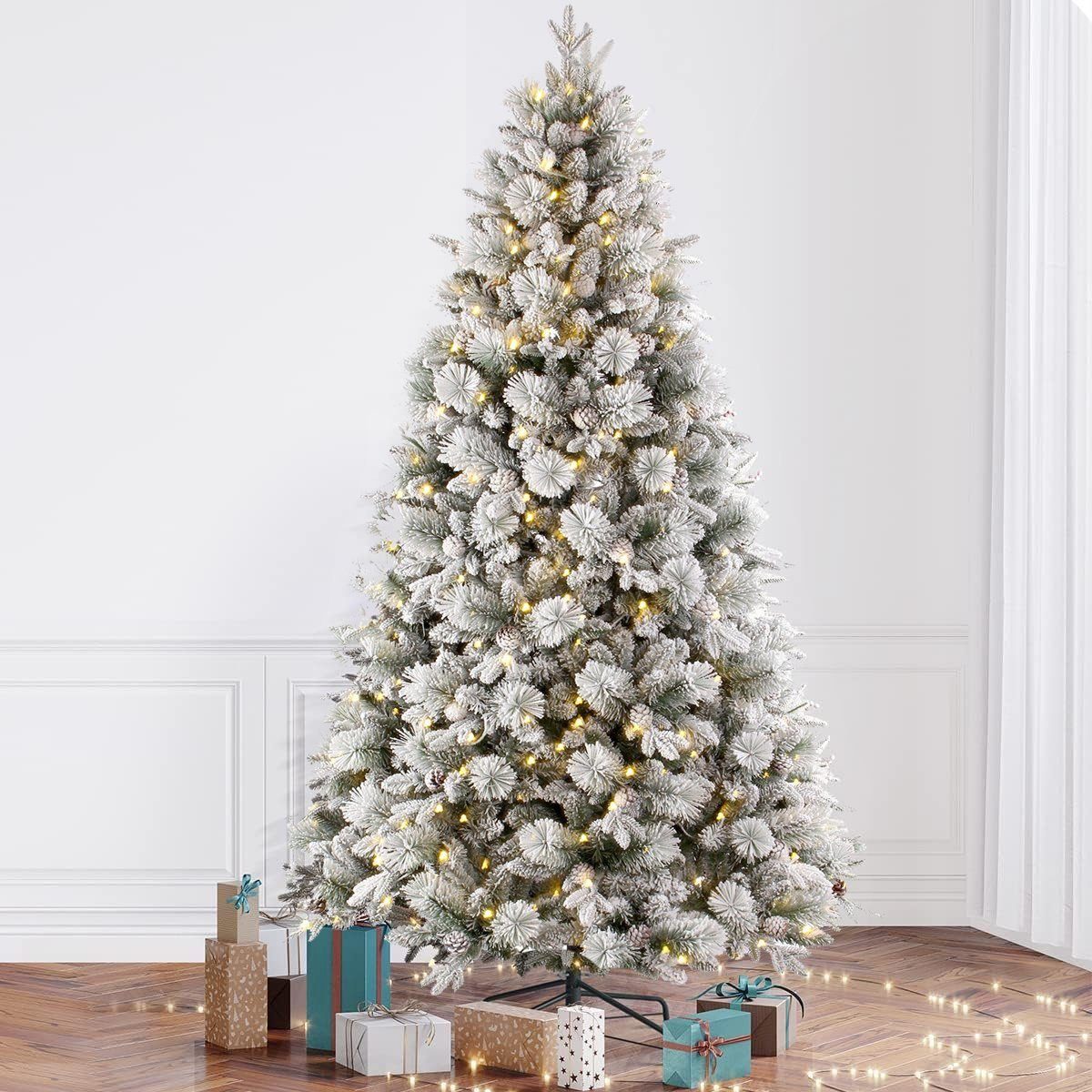 Sinaopus Künstlicher Weihnachtsbaum BW01 Tannenbaum mit beleuchtung