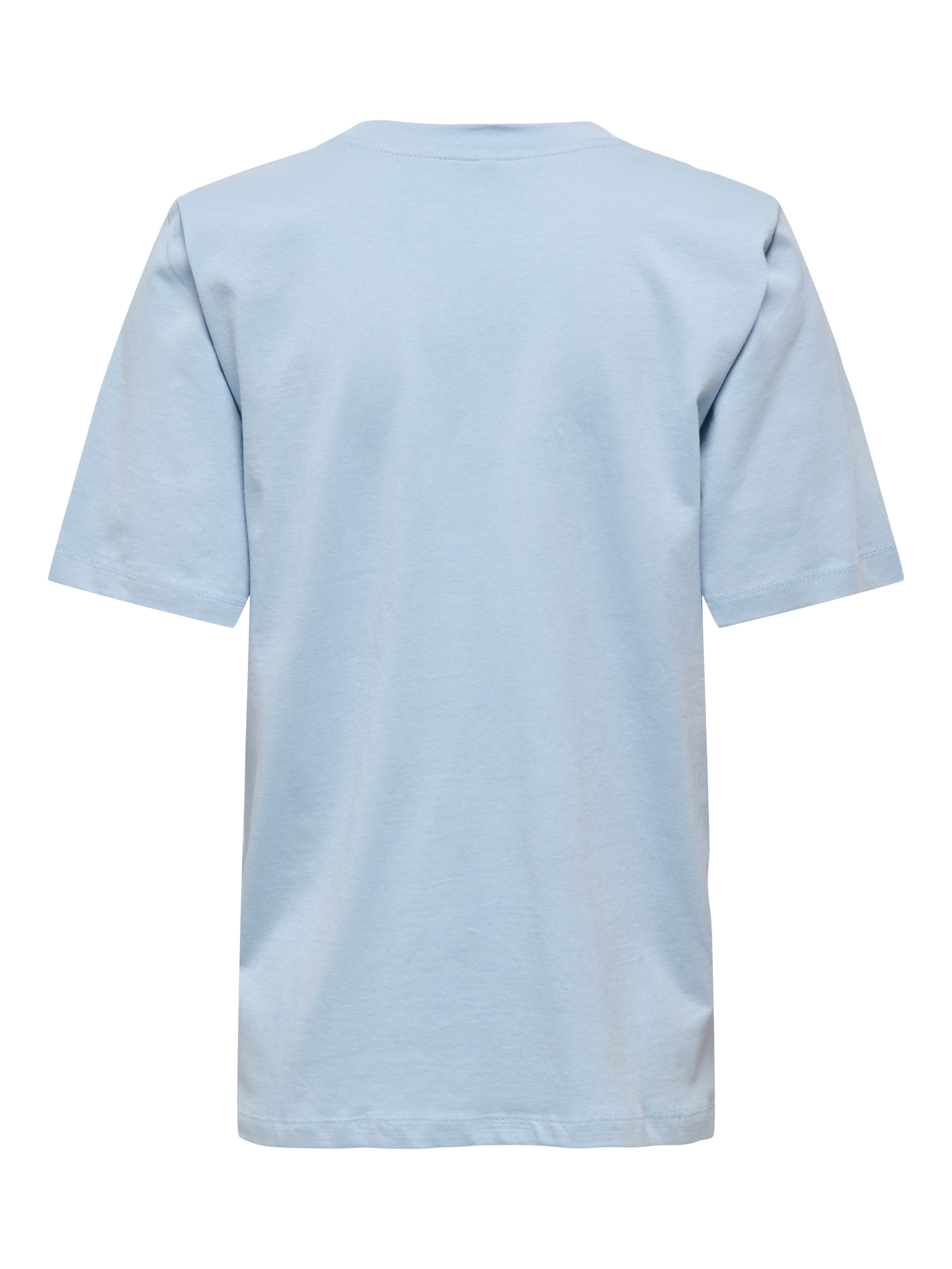 ONLY Kurzarmshirt ONLBURST LIFE S/S POPCORN TOP BOX JRS Baumwolle, regular fit, Rundhals – Bild 3 von 4