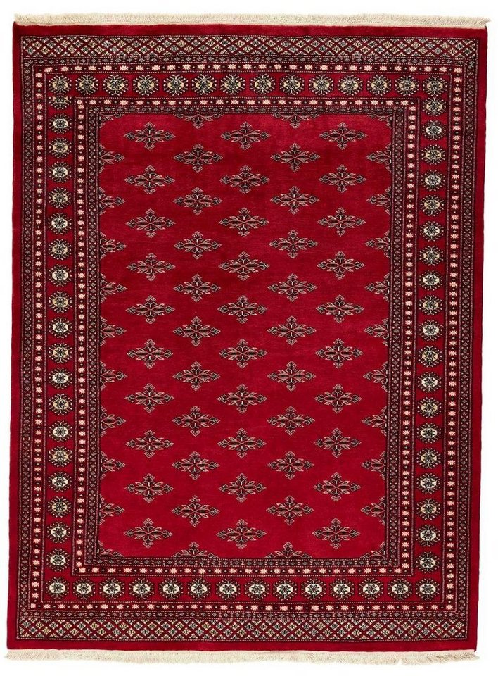 Orientteppich Pakistan Buchara 2ply 169x225 Handgeknüpfter Orientteppich,  Nain Trading, rechteckig, Höhe: 8 mm