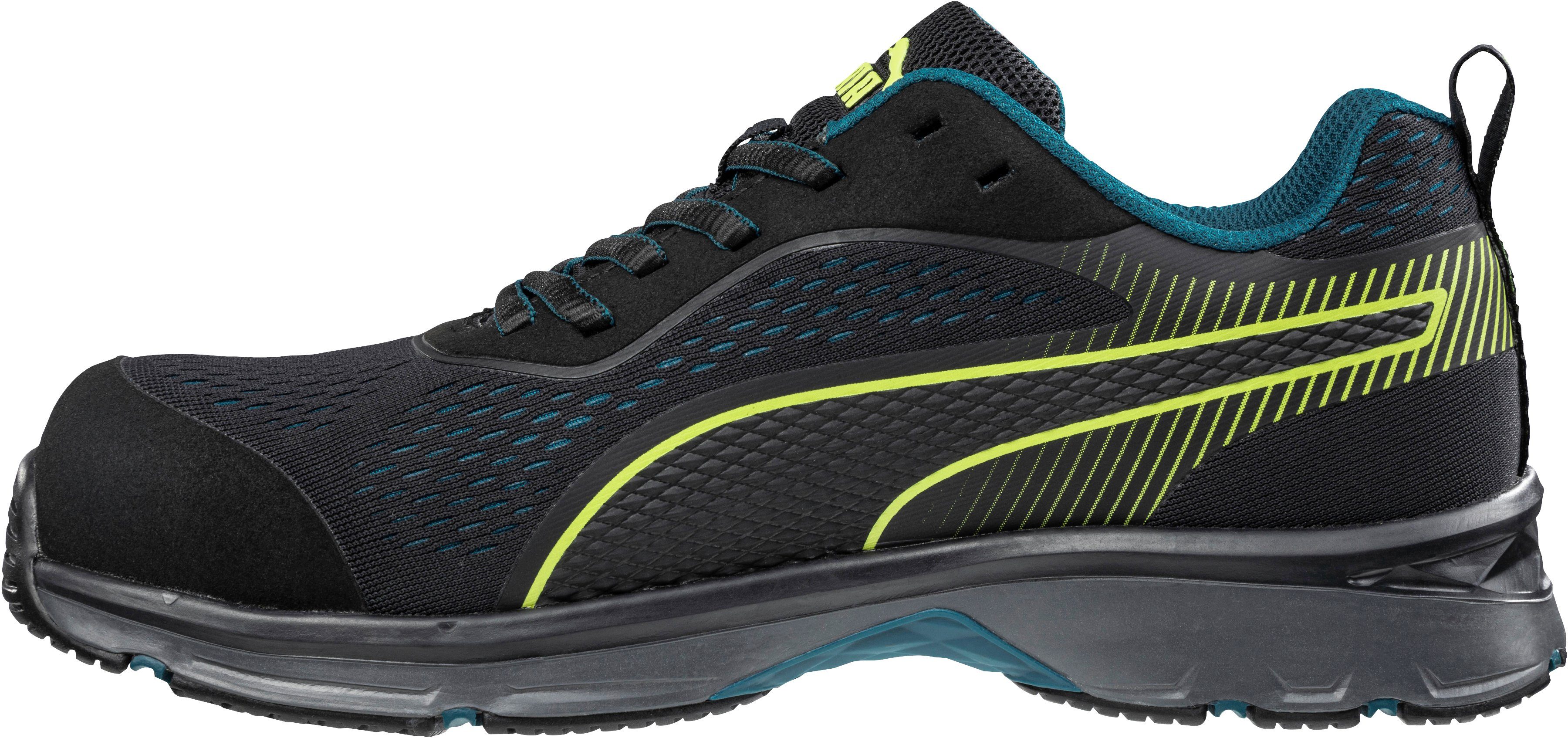 PUMA Safety FUSE KNIT BLACK WNS S1P, hitzebeständig Sicherheitsschuh rutschfest und LOW