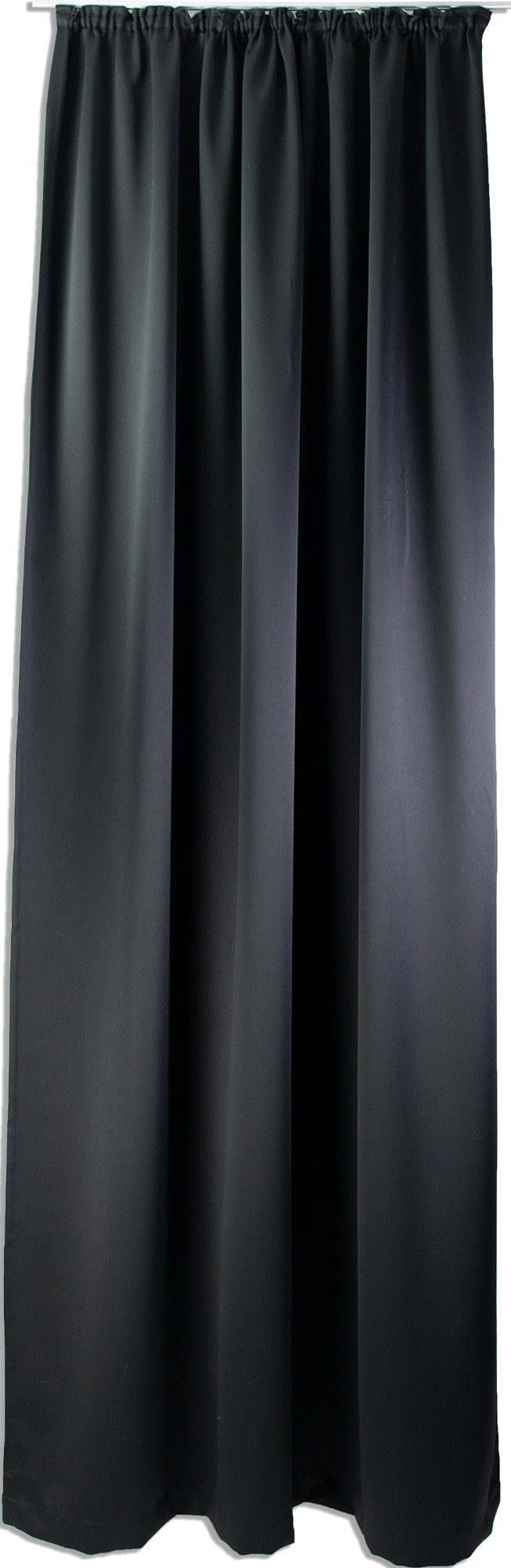 EXPERIENCE Verdunkelungsvorhang Verdunklungs Vorhang Seitenschal Dekoschal verdunkelnd Verdunklungsschal Verdunklungsvorhänge 2250 145x245 cm Uni (1 St), Kräuselband, verdunkelnd, Verdunklungsstoff, Thermovorhang