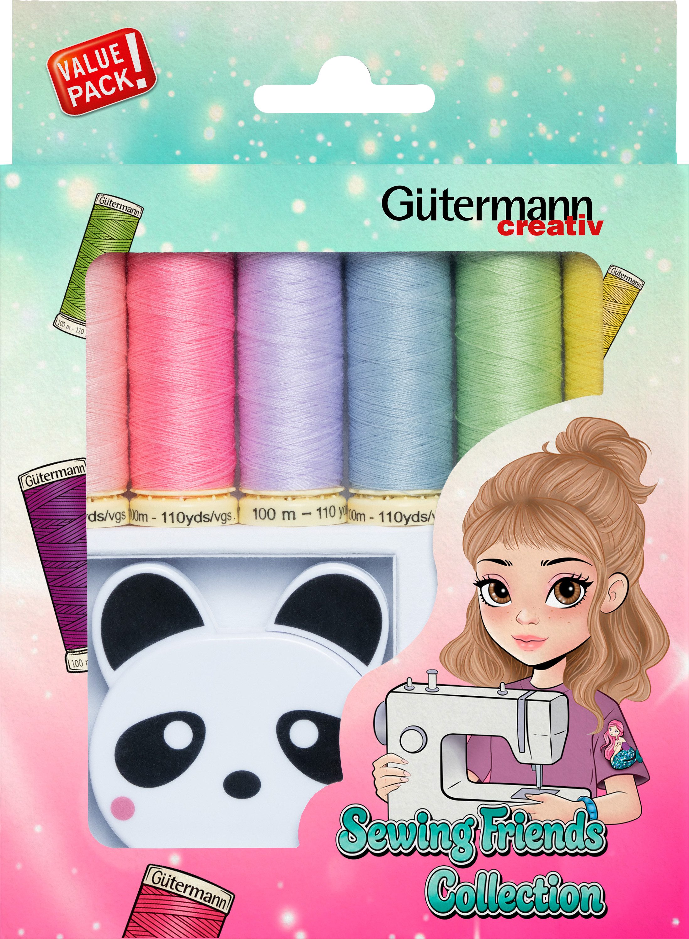 Gütermann Kreativset Sewing Friends Collection Set, 7 Teile