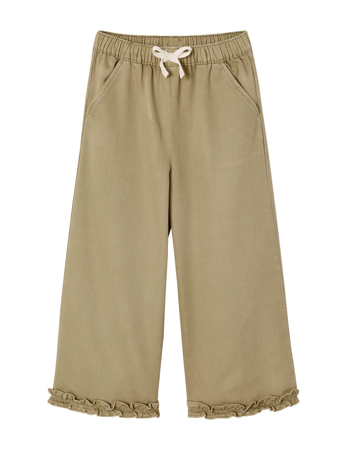 vertbaudet 3/4-Hose 3/4-Hose aus Lyocell/Baumwolle Mädchen