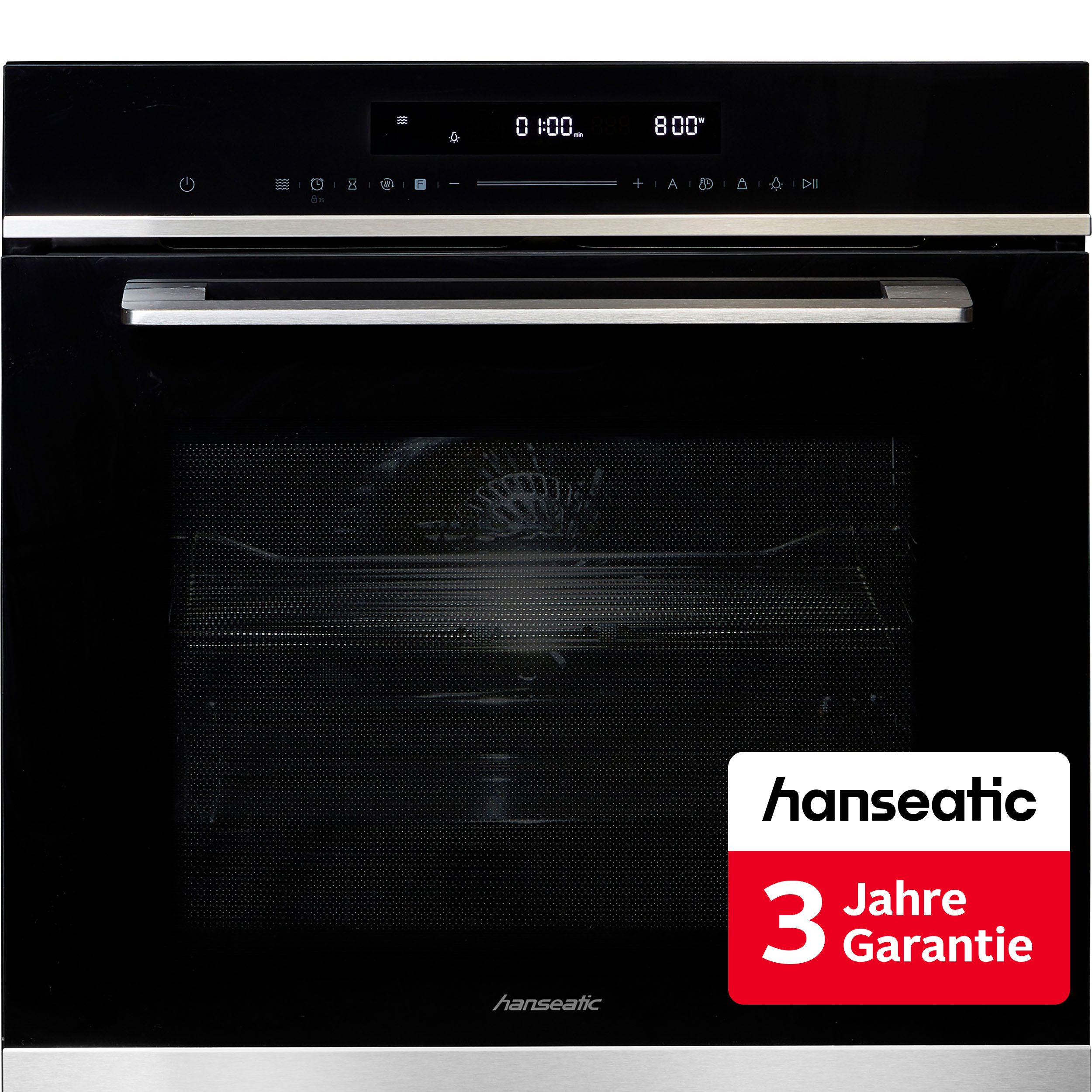 Hanseatic Backofen mit Mikrowelle 7NF30T0-E111E, inkl. 3 Jahre Herstellergarantie