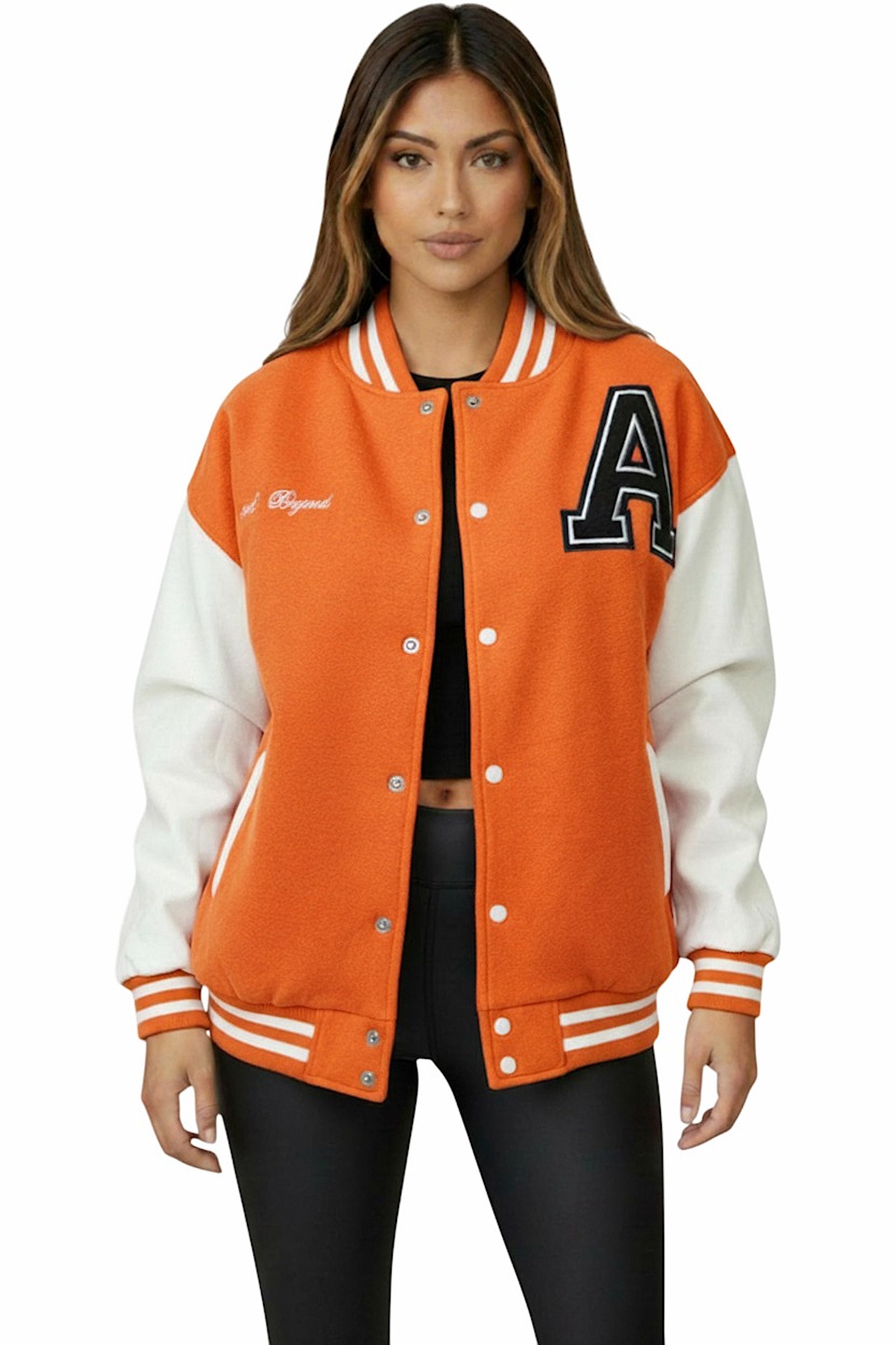 Worldclassca Collegejacke Worldclassca Collegejacke Aufnähern Sweatjacke Übergangsjacke School