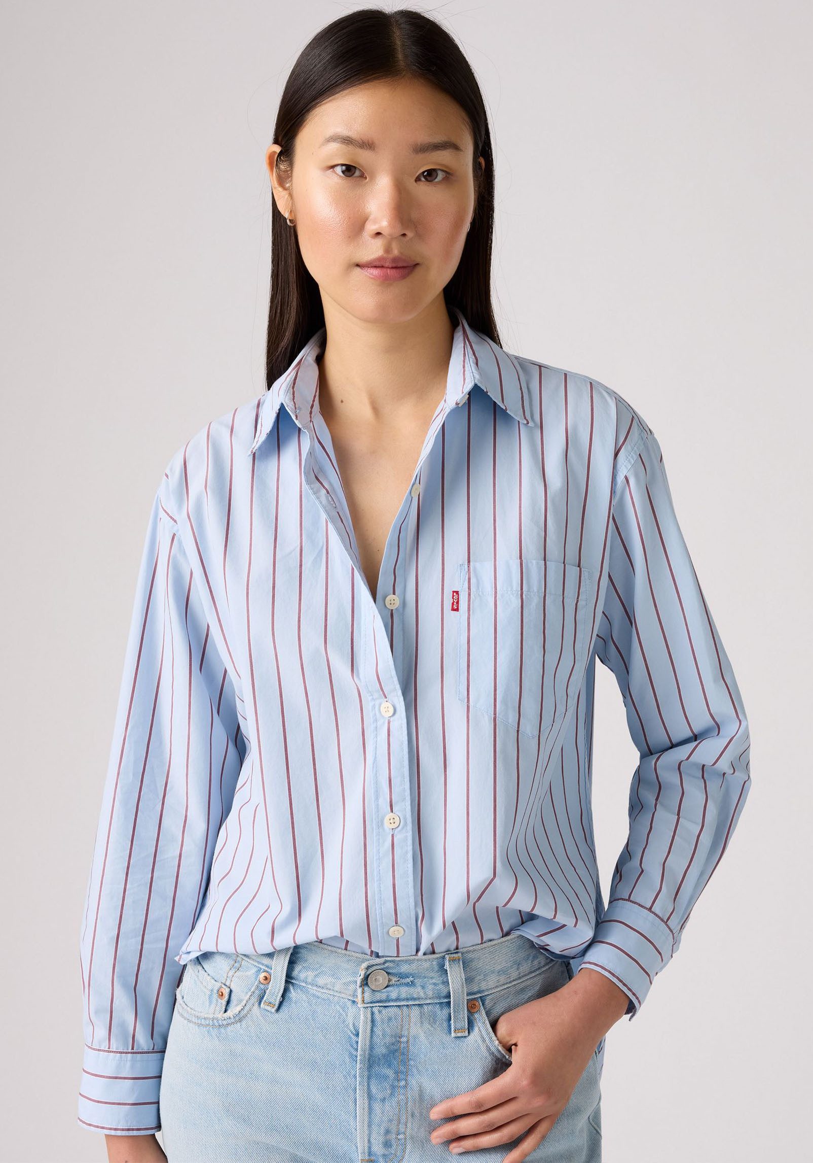 Levi's® Langarmbluse HARLIE NEW BF S mit Brusttasche günstig online kaufen