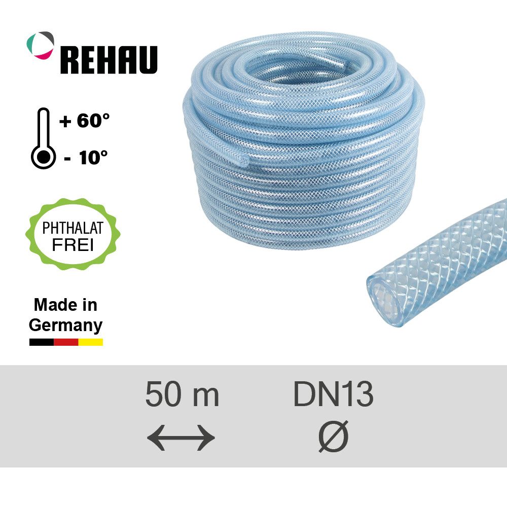 Rehau Spiralschlauch Industrieschlauch 50 m DN103 Lebensmittelkonform & TÜV geprüft