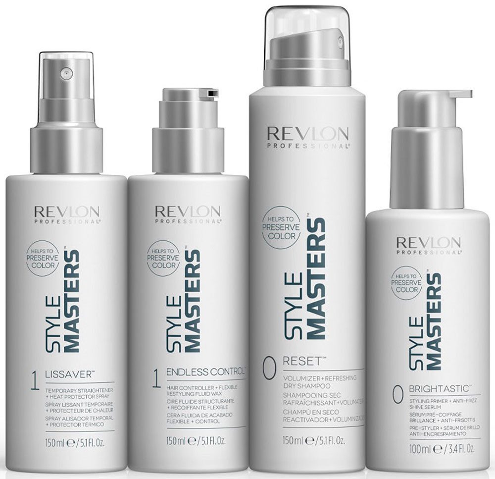 REVLON PROFESSIONAL Trockenshampoo STYLE MASTERS DOUBLE OR NOTHING RESET, Nur minimale Puderrückstände, ideal für jede Länge und Haartypen.